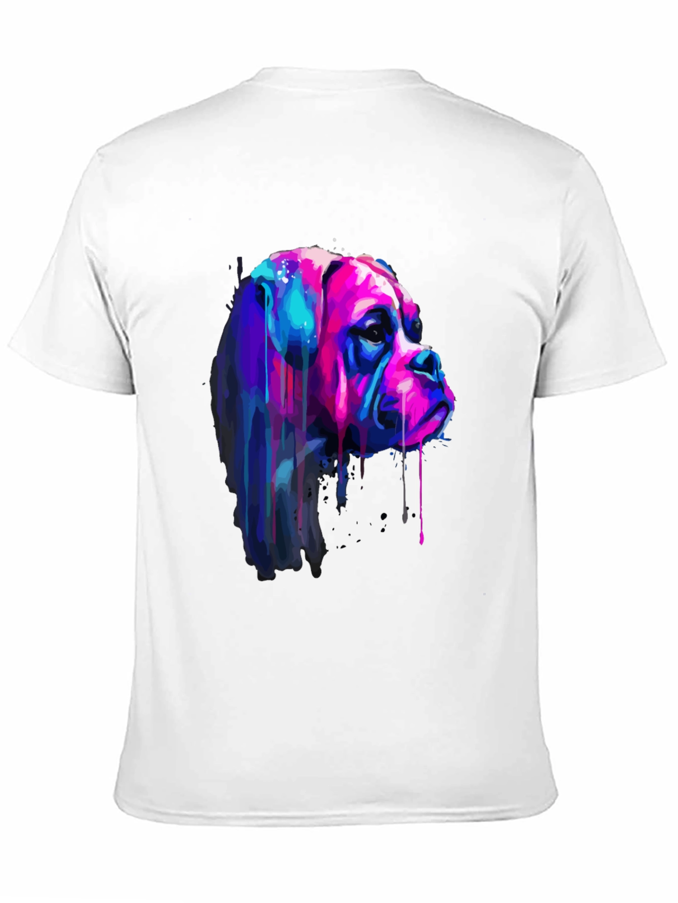 Abstract Dog Art Print T-Shirt