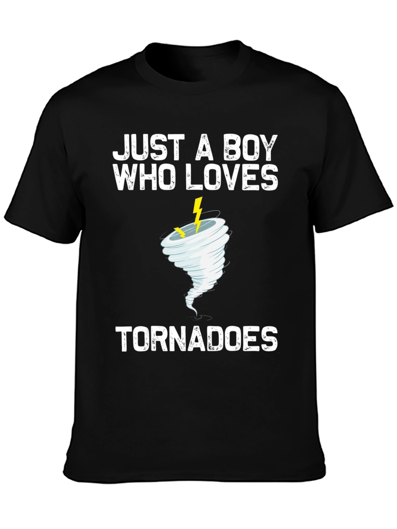 Just A Boy Who Loves Tornadoes Graphic T-Shirt