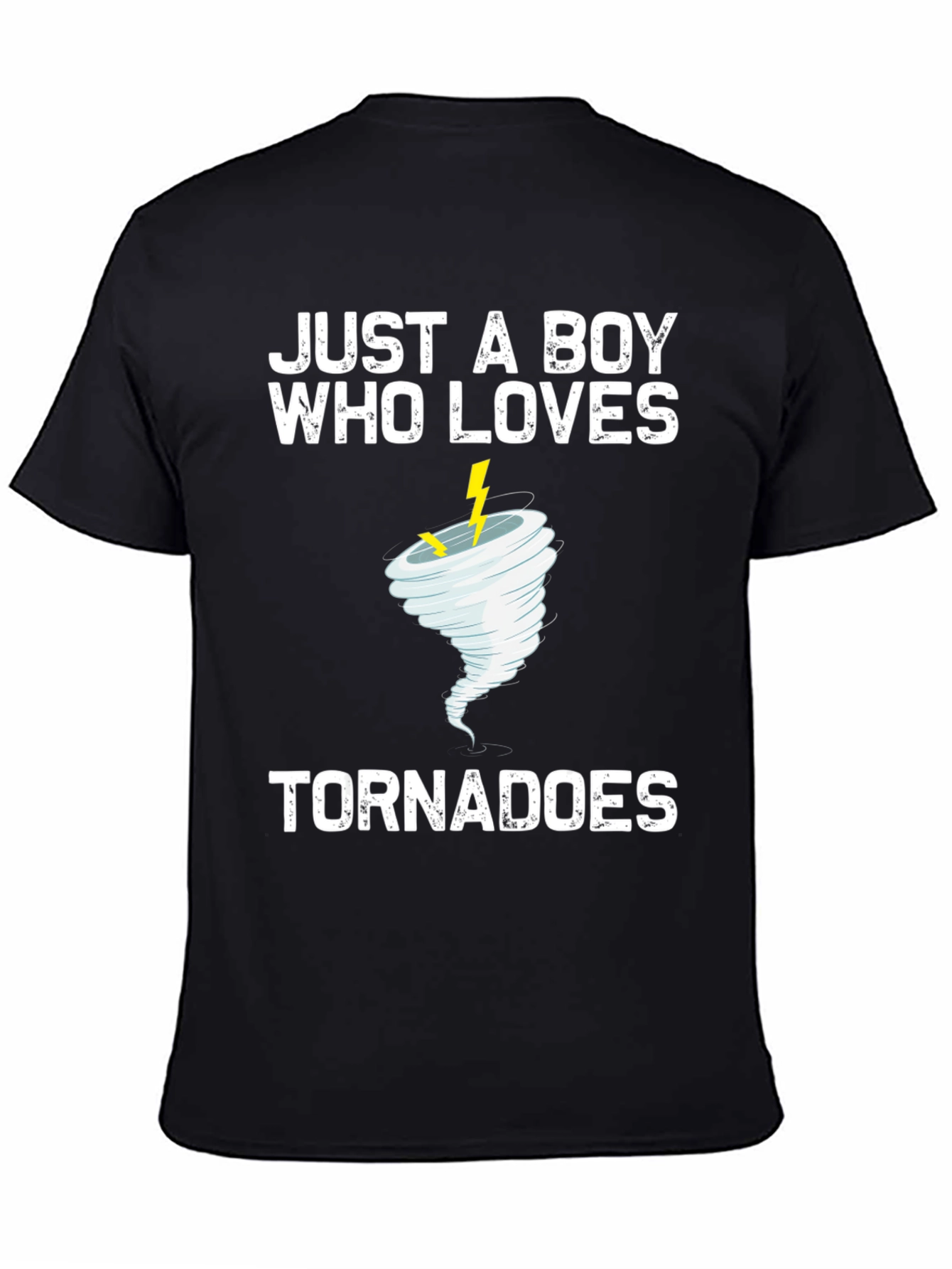 Just A Boy Who Loves Tornadoes Graphic T-Shirt