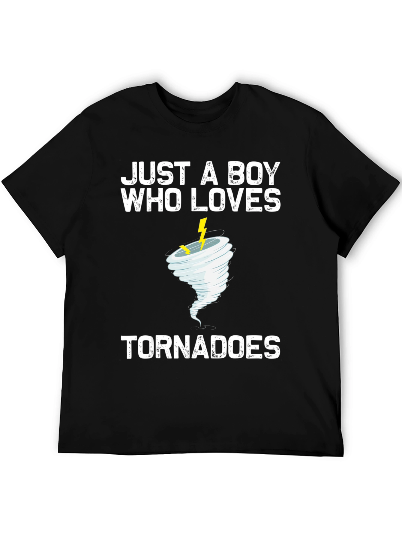 Just A Boy Who Loves Tornadoes Graphic T-Shirt