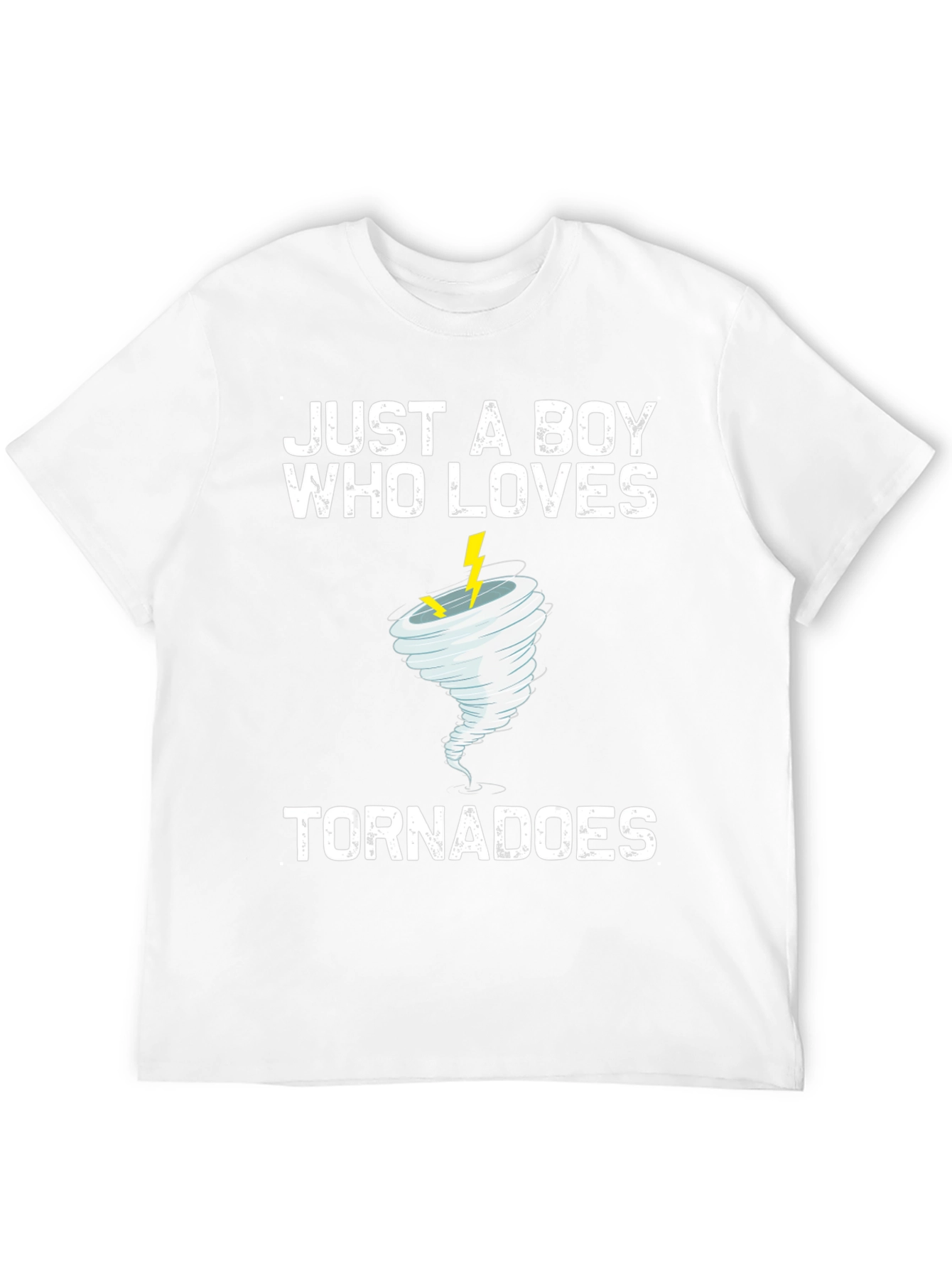 Just A Boy Who Loves Tornadoes Graphic T-Shirt