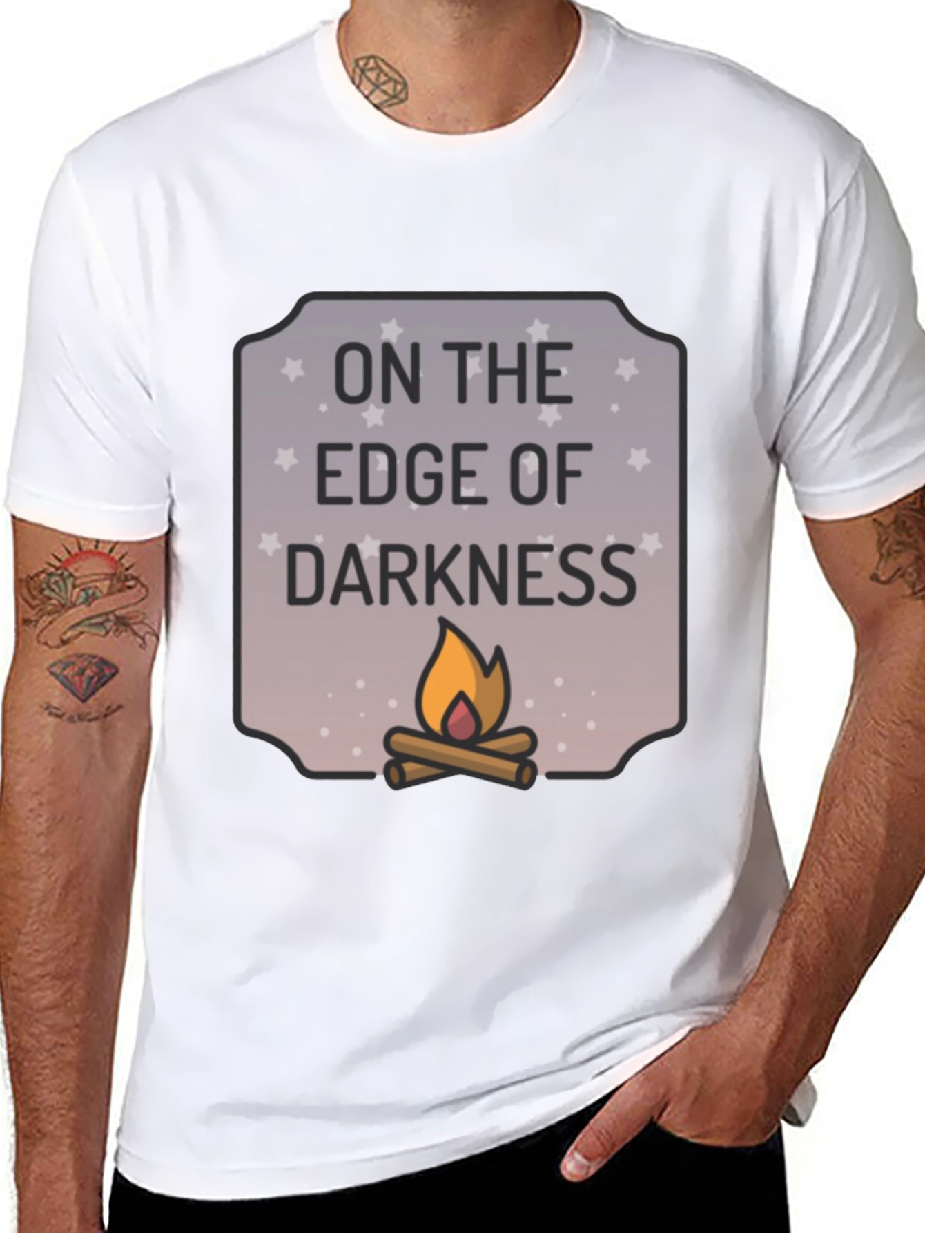 On the Edge of Darkness Graphic T-Shirt