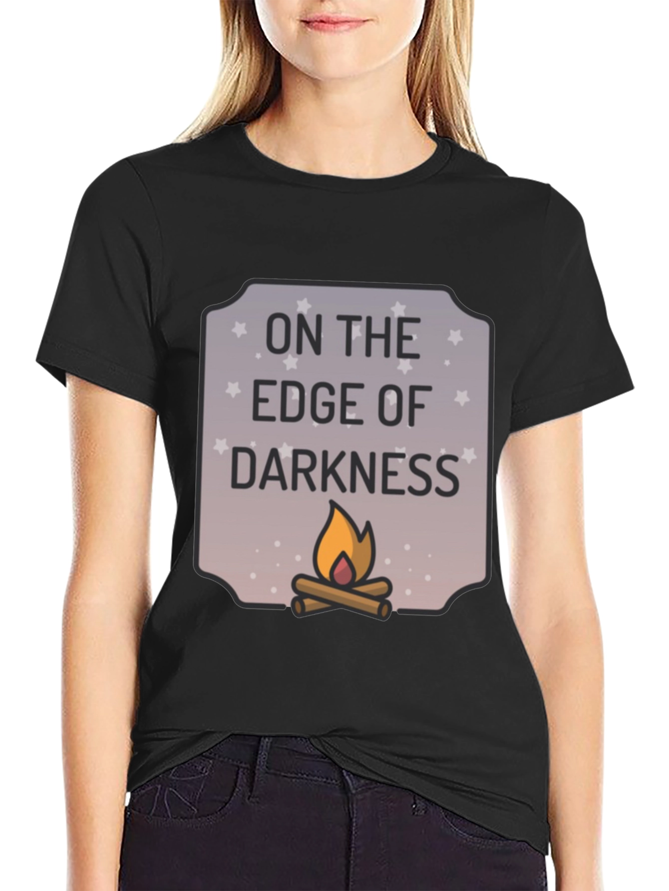 On the Edge of Darkness Graphic T-Shirt