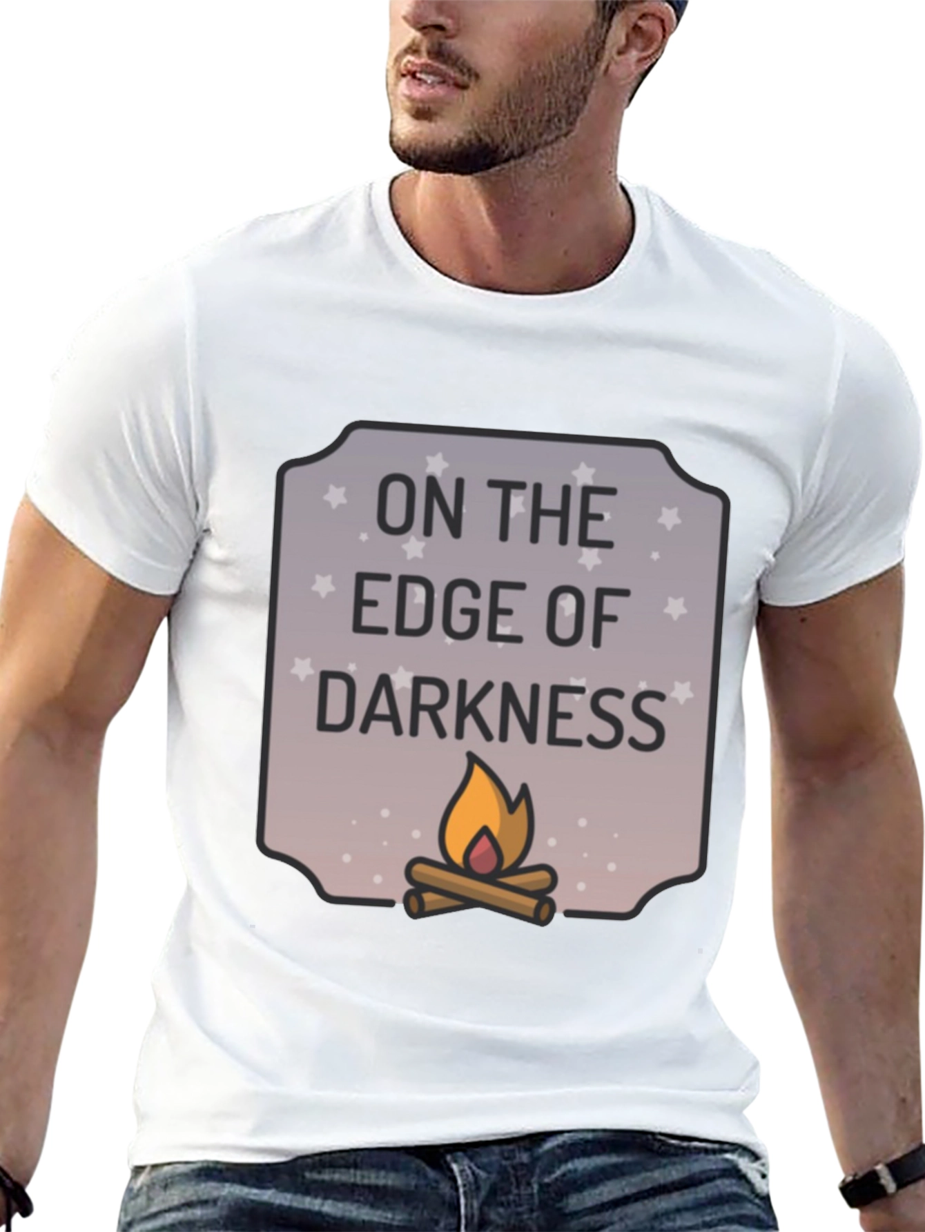 On the Edge of Darkness Graphic T-Shirt