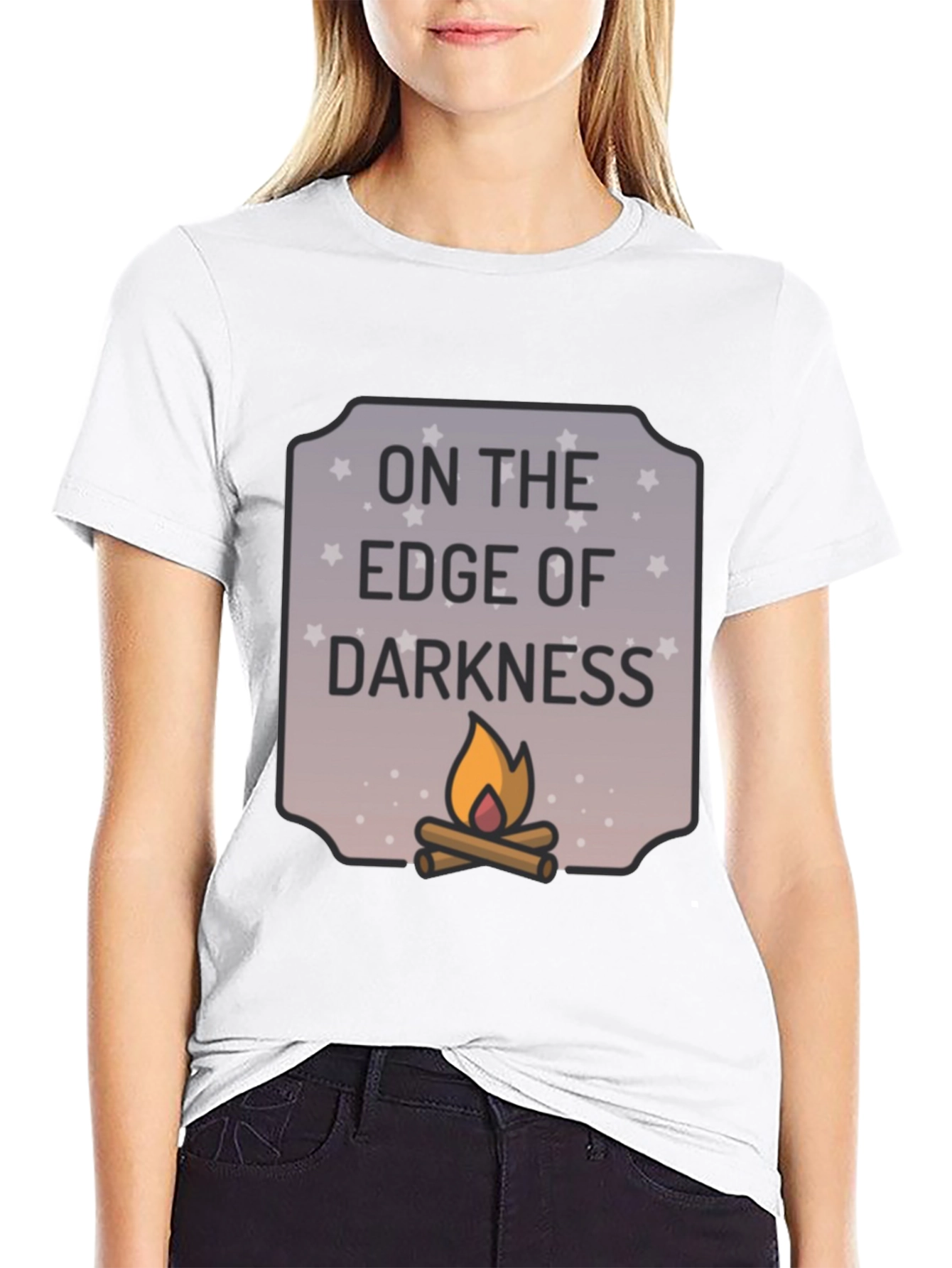 On the Edge of Darkness Graphic T-Shirt