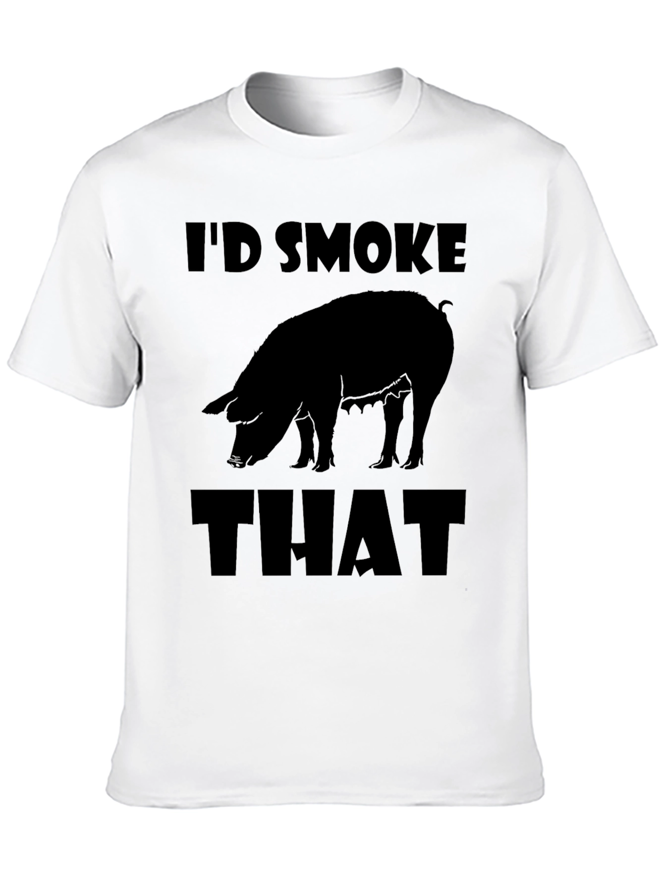 Id Smoke That Pig T-Shirt - BBQ Lover Tee