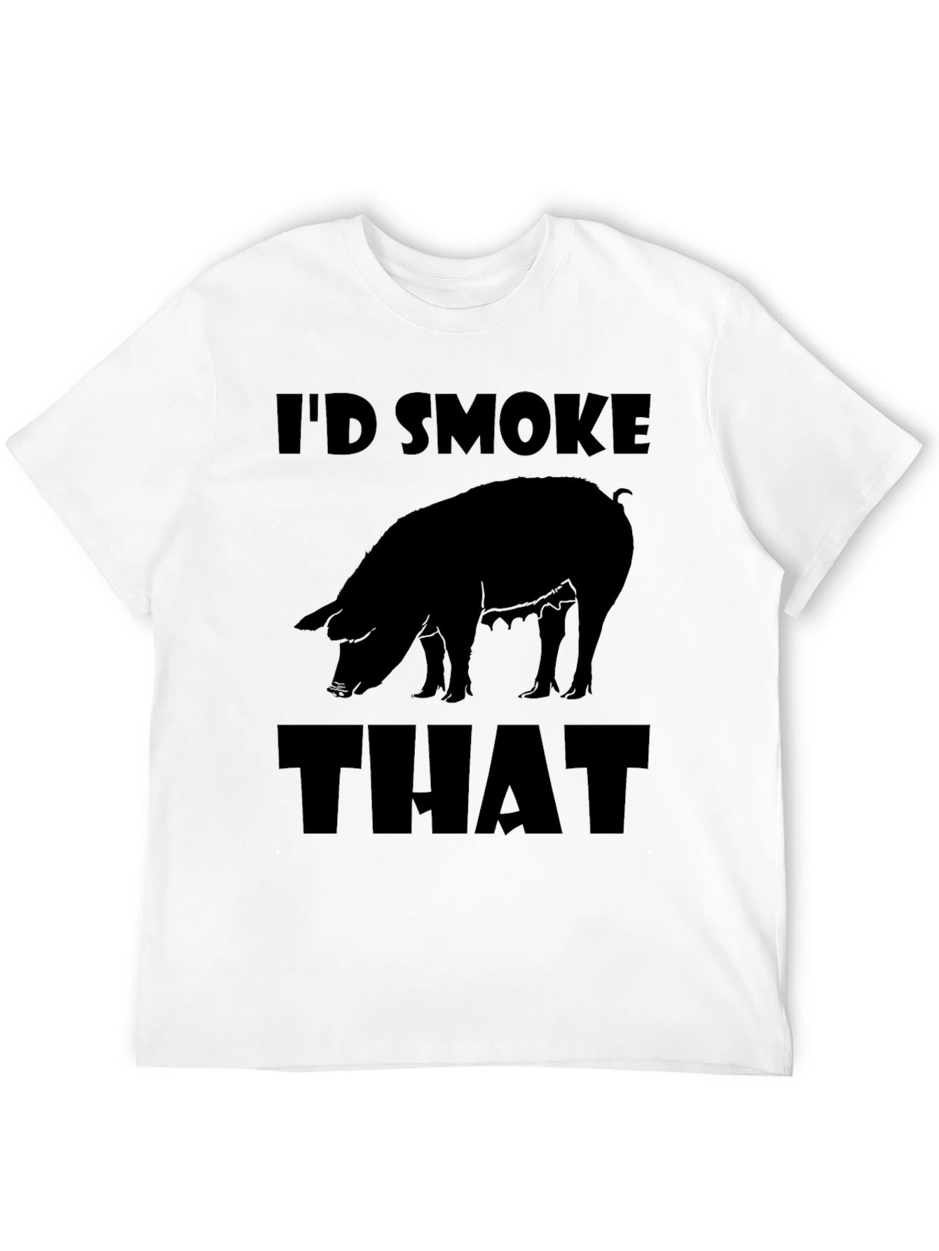 Id Smoke That Pig T-Shirt - BBQ Lover Tee