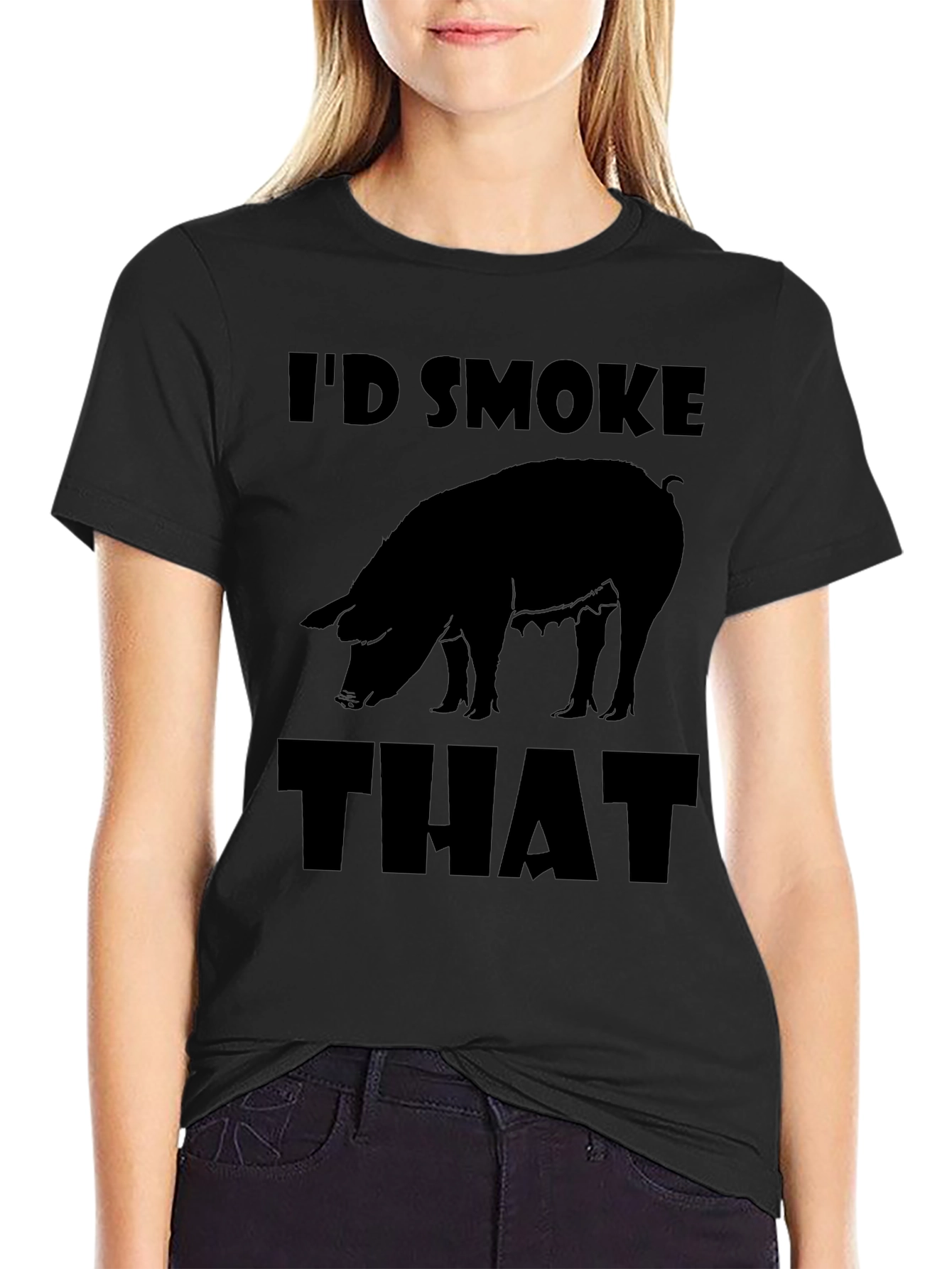 Id Smoke That Pig T-Shirt - BBQ Lover Tee
