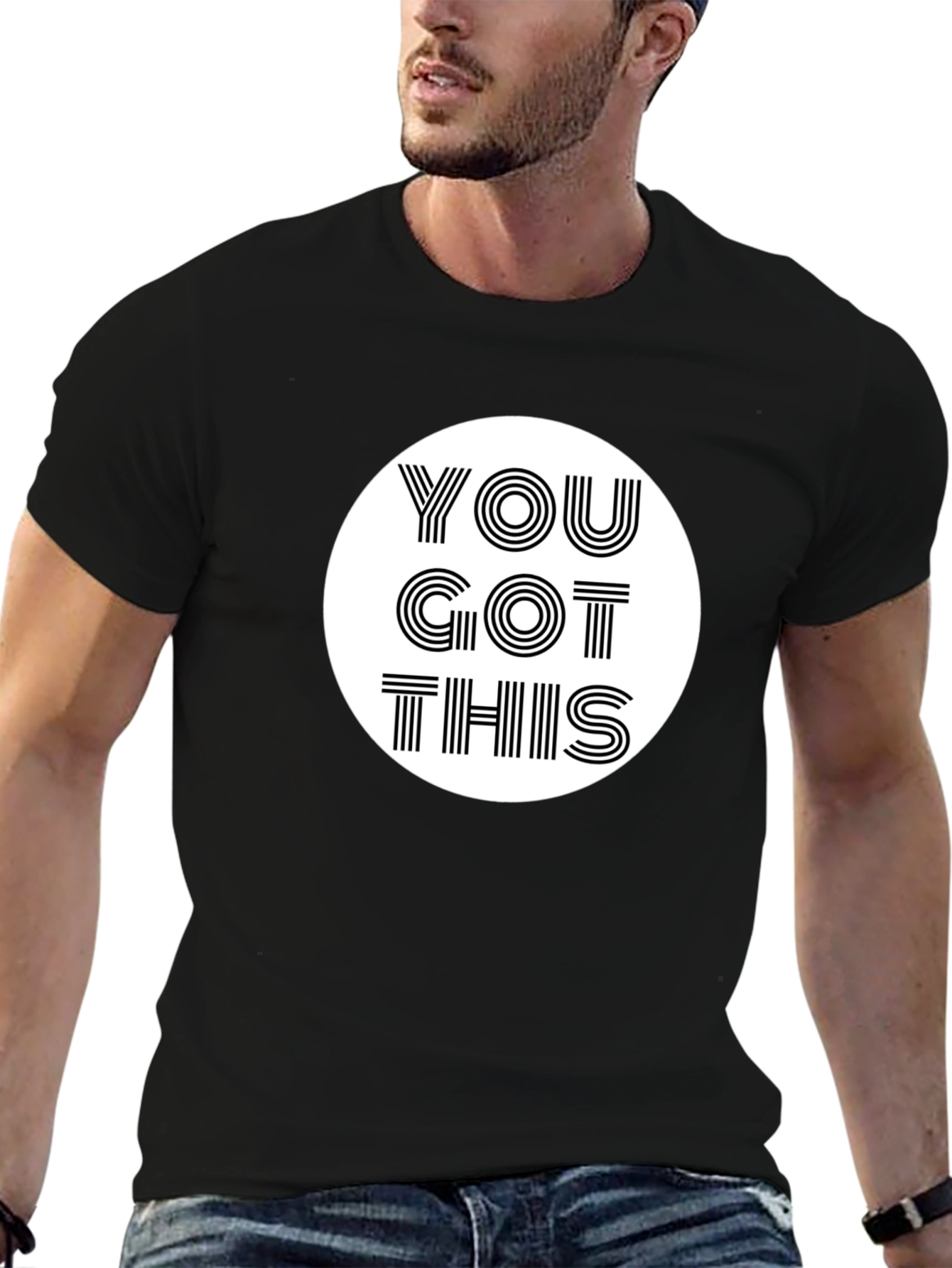 Motivational T-Shirt - You Got This - Black