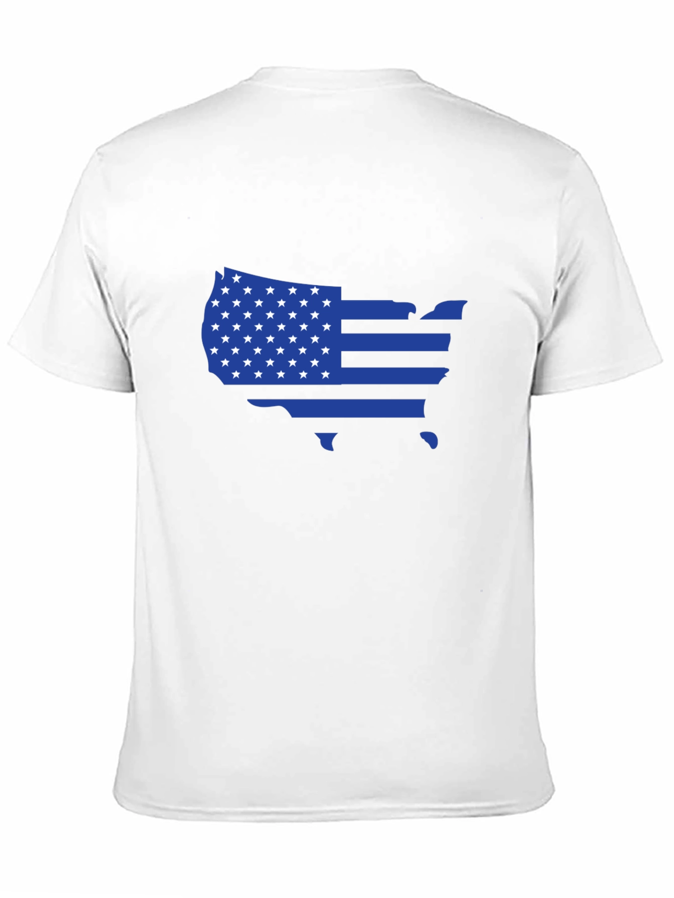 USA Flag Map Graphic T-Shirt