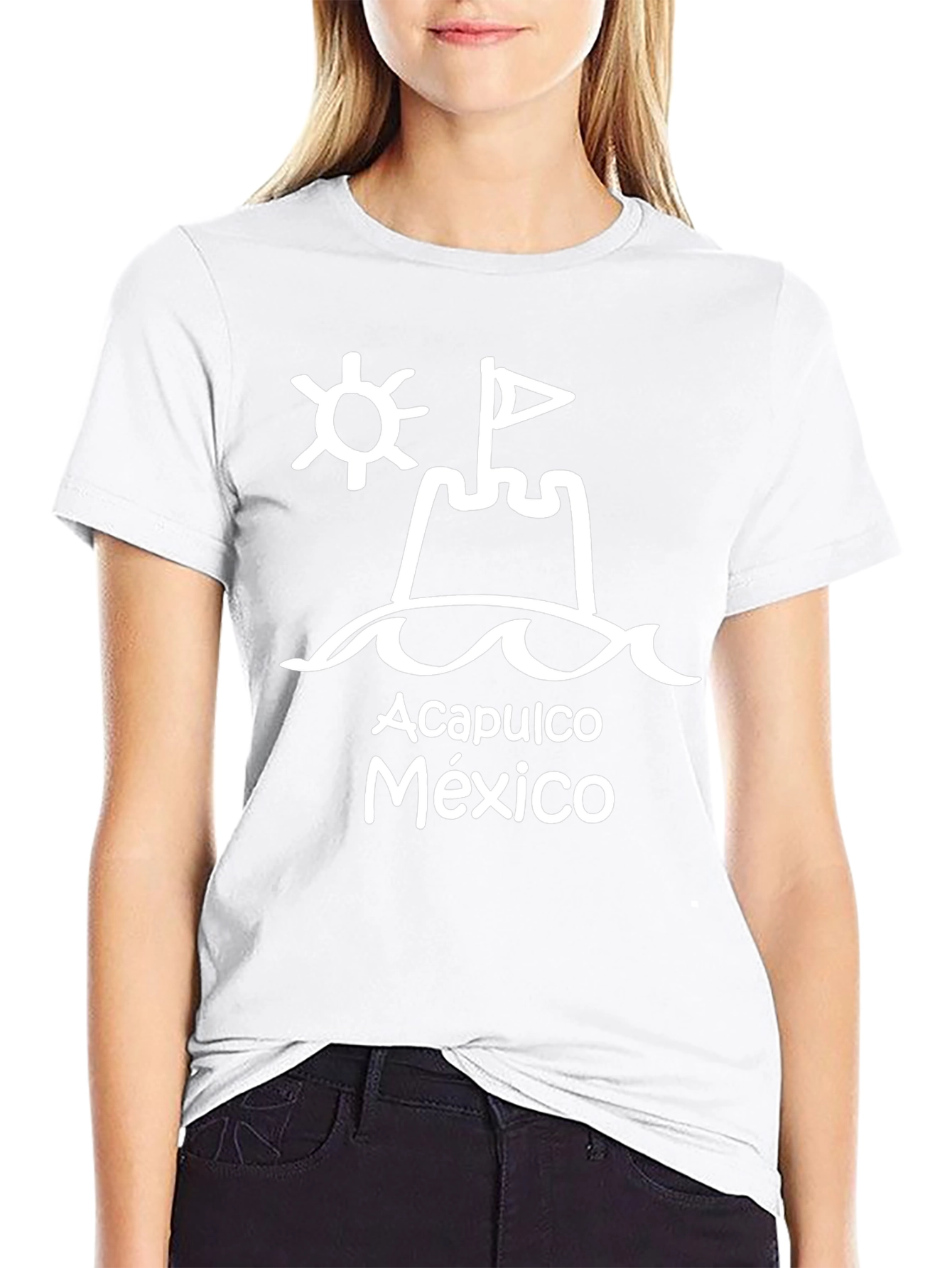 Acapulco Mexico Black Graphic T-Shirt