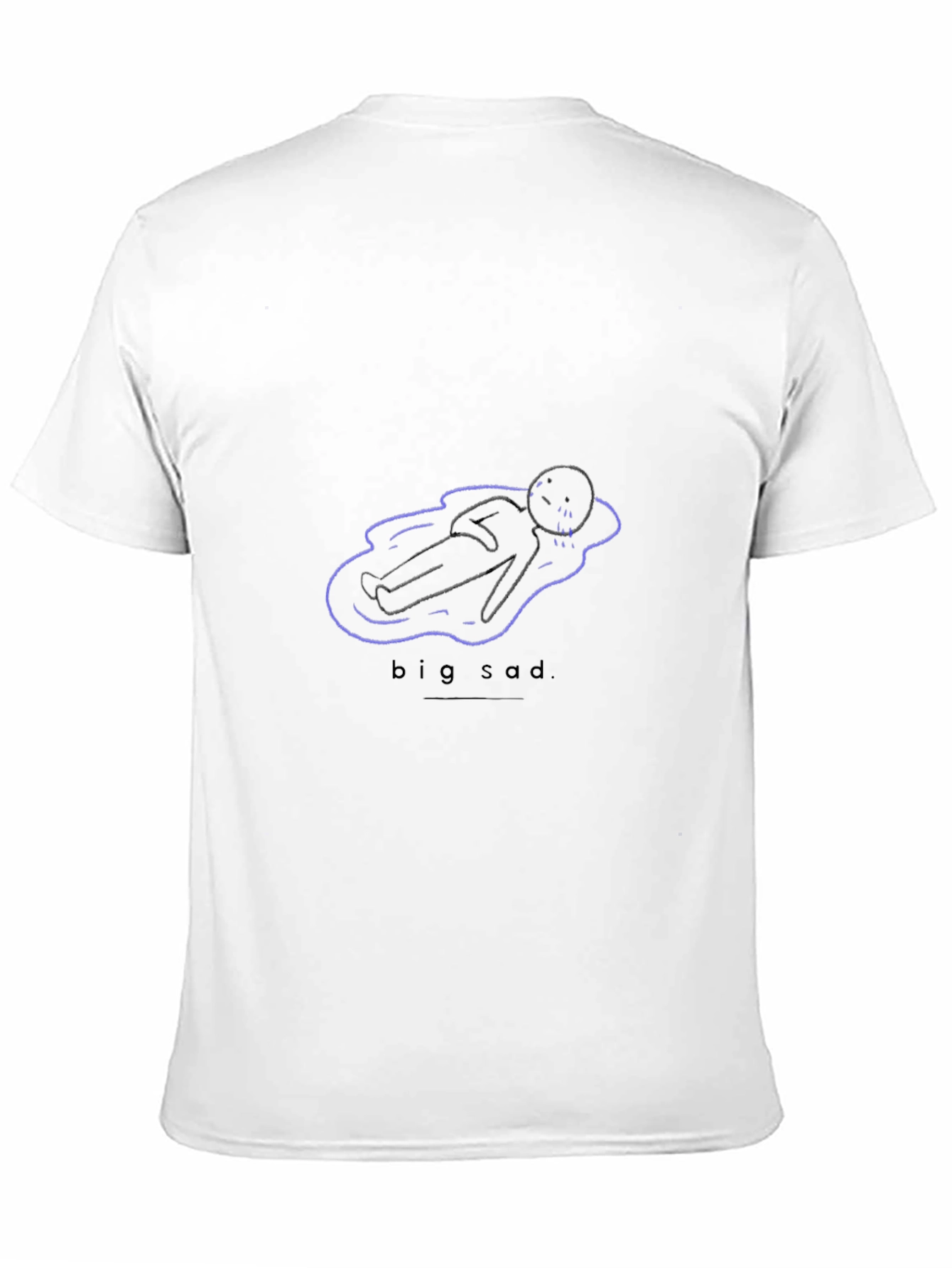 Big Sad Graphic Tee - Black Unisex T-Shirt