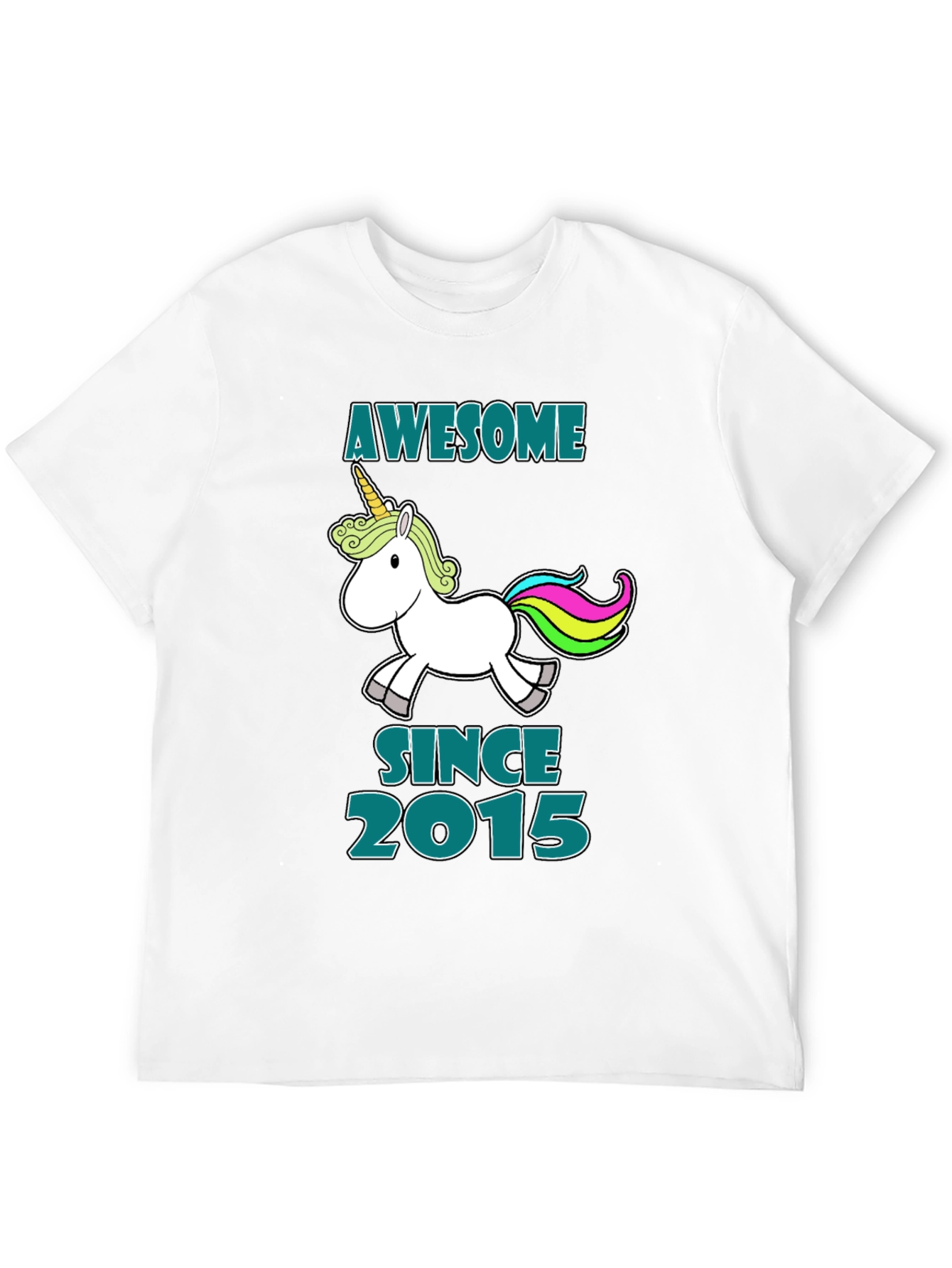 Awesome Since 2015 Unicorn T-Shirt