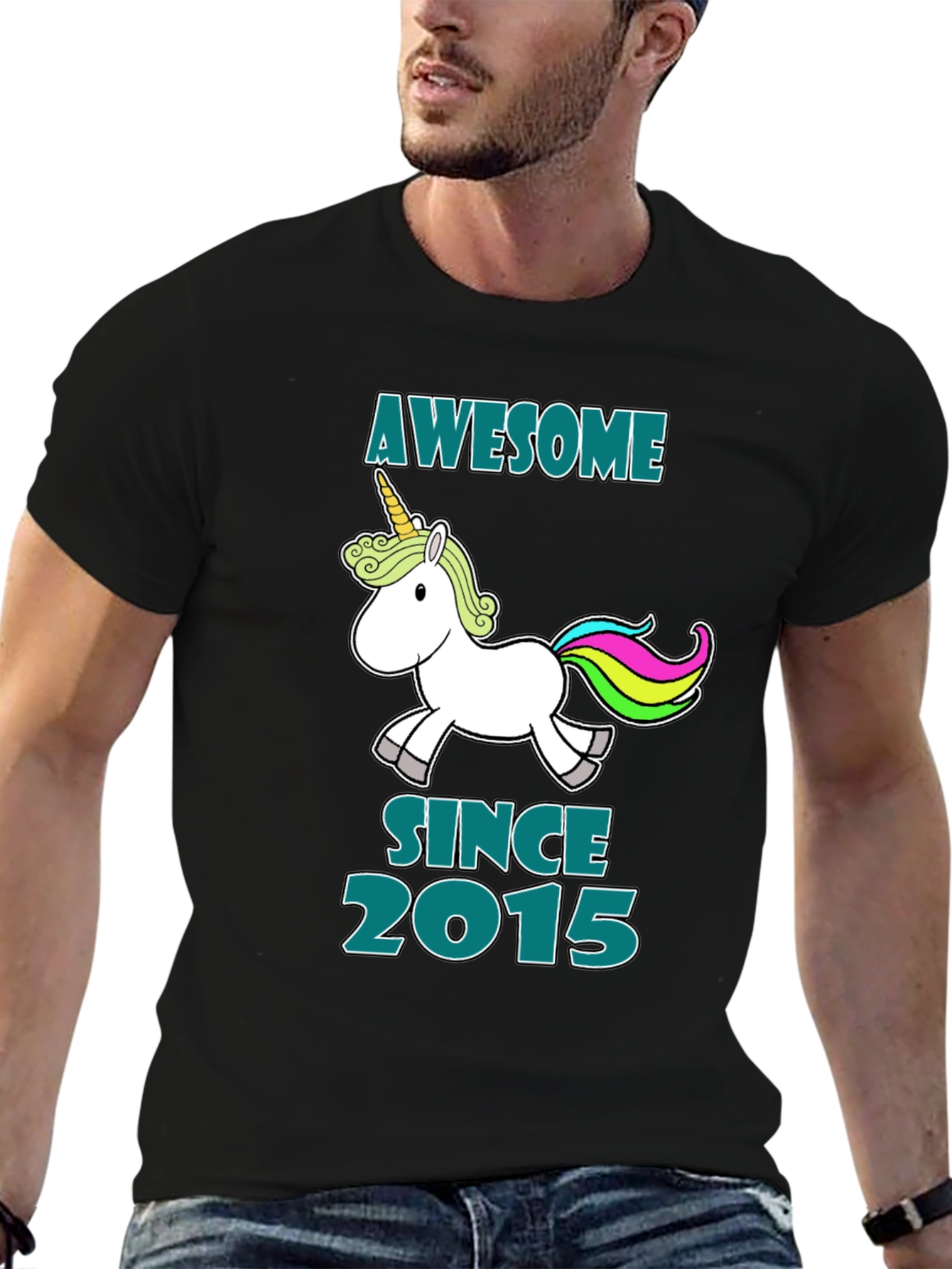 Awesome Since 2015 Unicorn T-Shirt