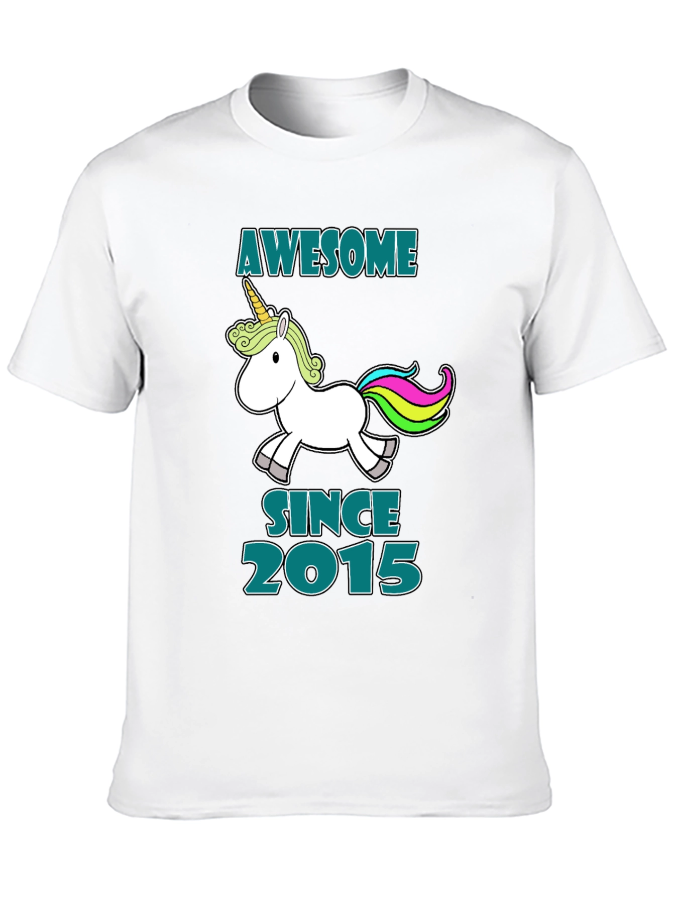 Awesome Since 2015 Unicorn T-Shirt