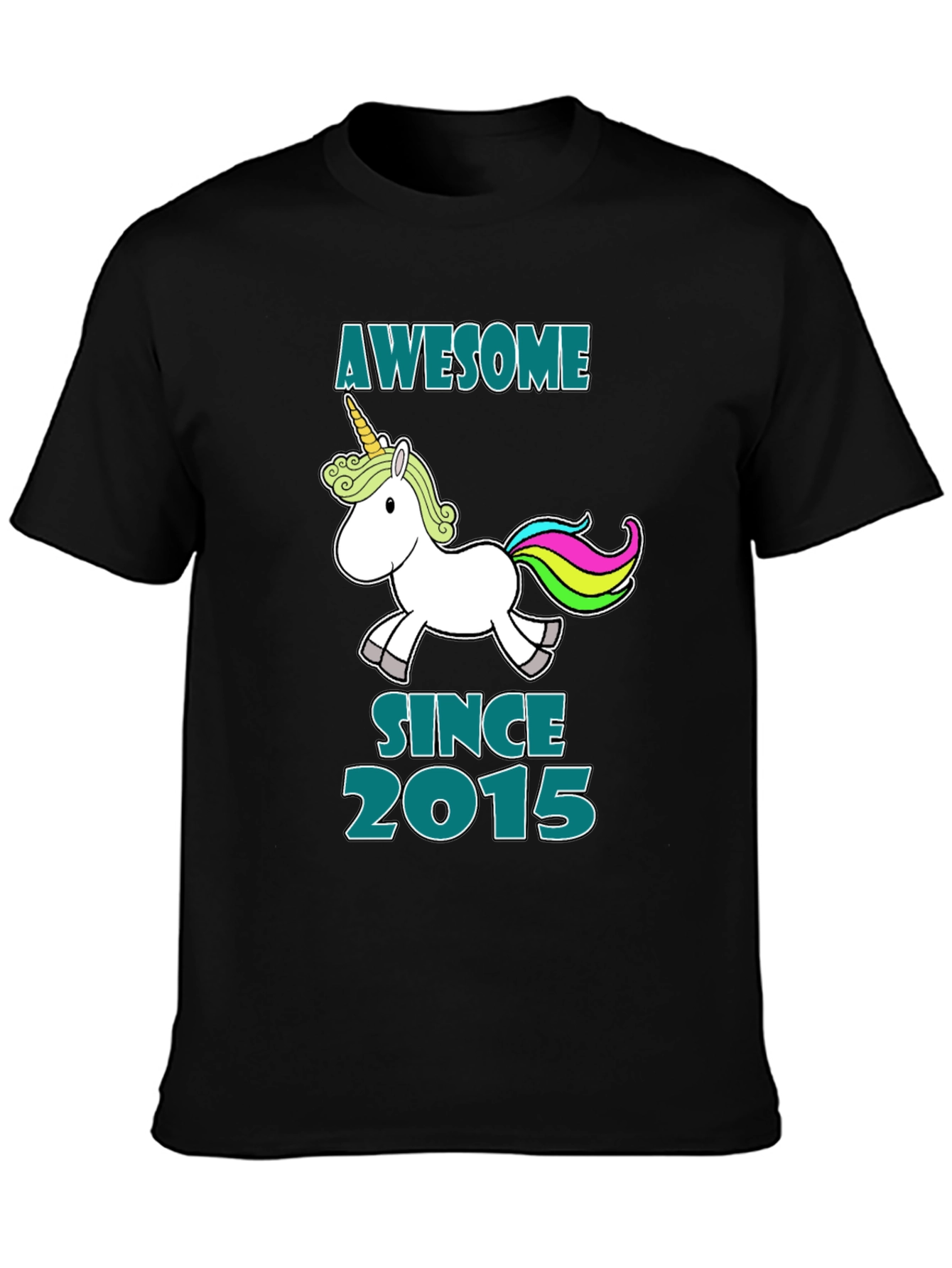 Awesome Since 2015 Unicorn T-Shirt