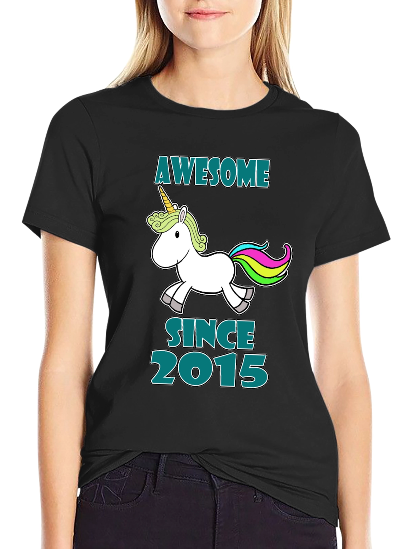 Awesome Since 2015 Unicorn T-Shirt
