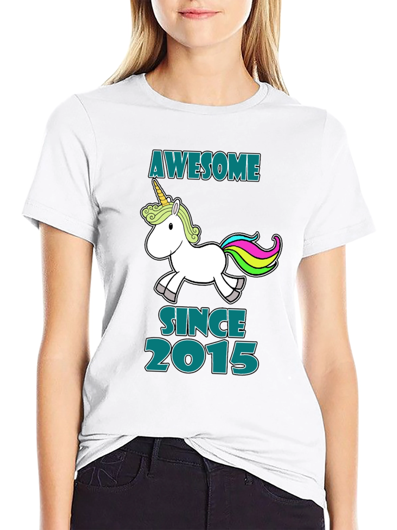Awesome Since 2015 Unicorn T-Shirt