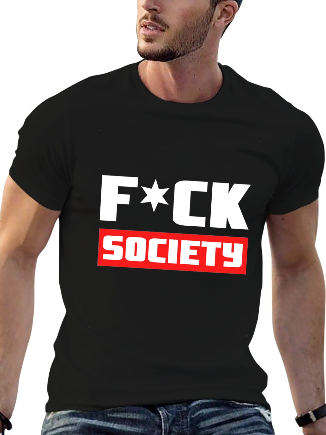 Edgy F*CK SOCIETY Graphic Tee - Bold Statement Shirt