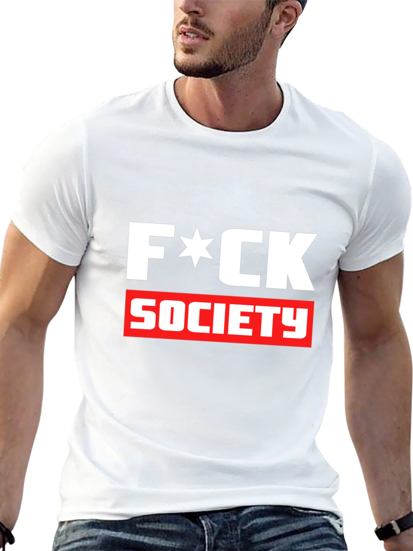 Edgy F*CK SOCIETY Graphic Tee - Bold Statement Shirt