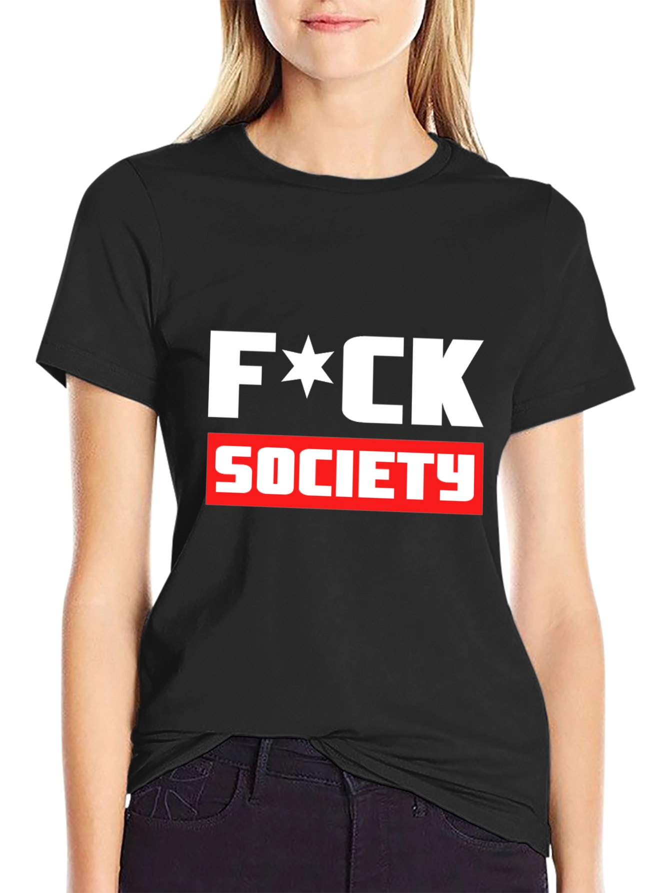 Edgy F*CK SOCIETY Graphic Tee - Bold Statement Shirt