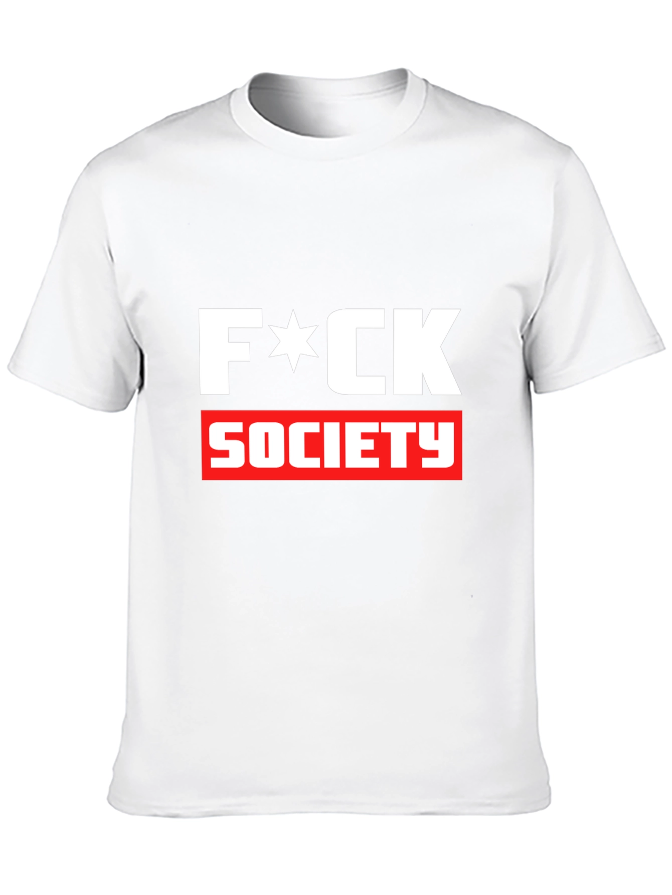 Edgy F*CK SOCIETY Graphic Tee - Bold Statement Shirt