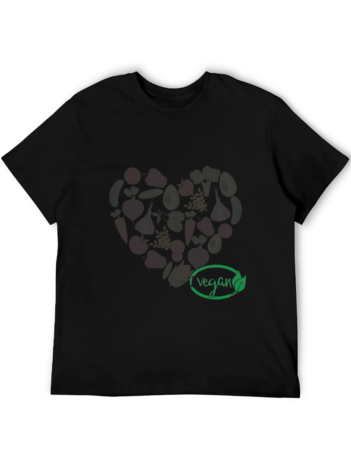 Vegan Heart T-Shirt - Unisex Graphic Tee