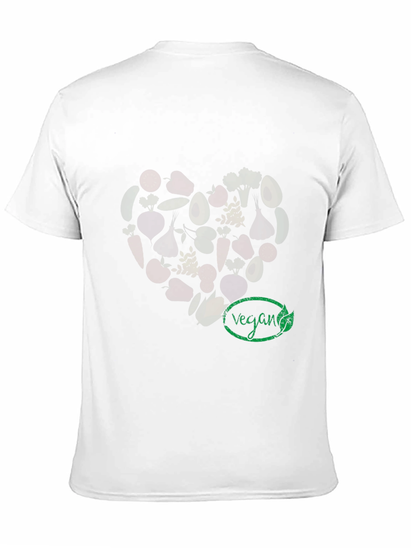 Vegan Heart T-Shirt - Unisex Graphic Tee