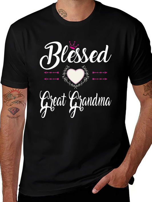 Blessed Great Grandma T-Shirt - Gift for Grandma