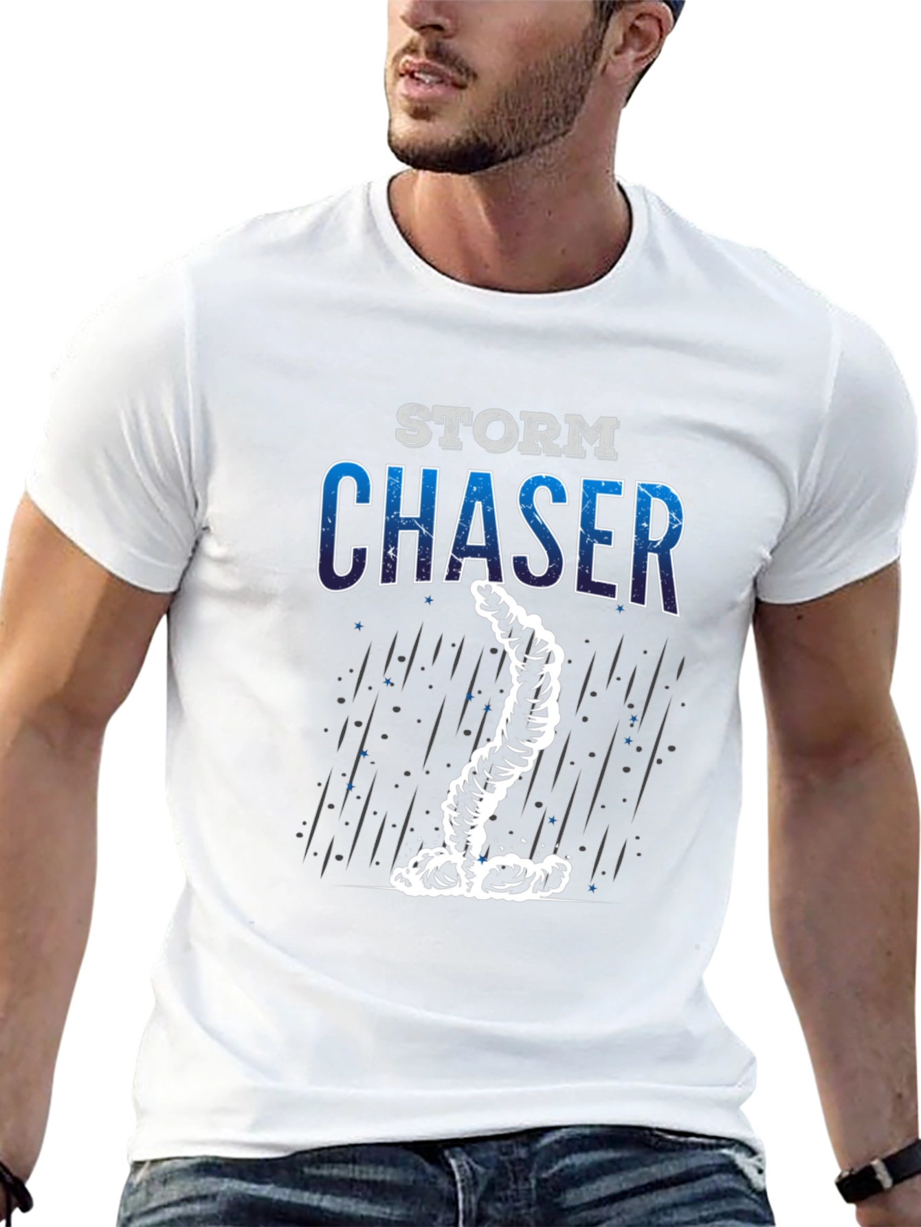 Storm Chaser Graphic Tee - Tornado Design