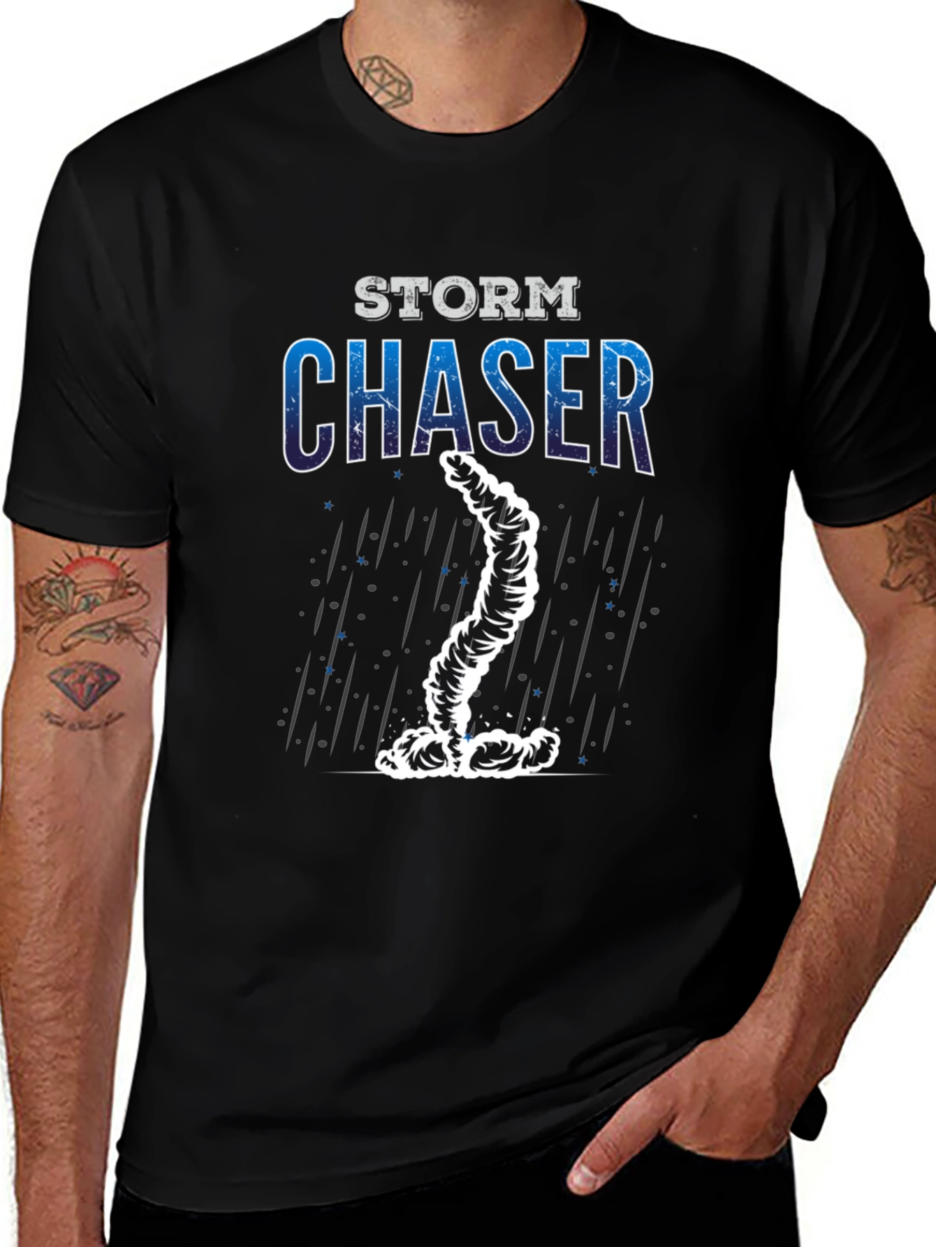 Storm Chaser Graphic Tee - Tornado Design