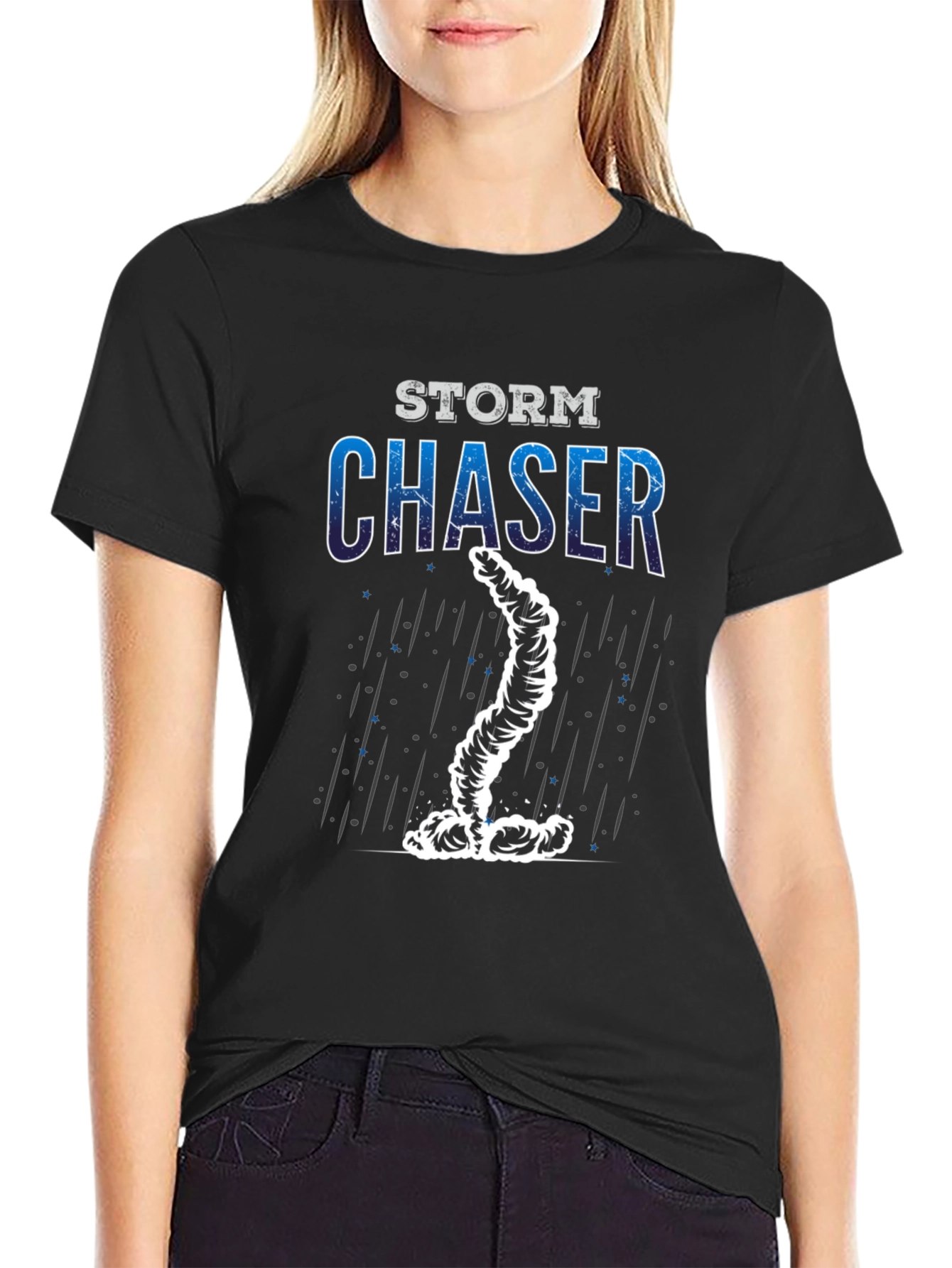 Storm Chaser Graphic Tee - Tornado Design