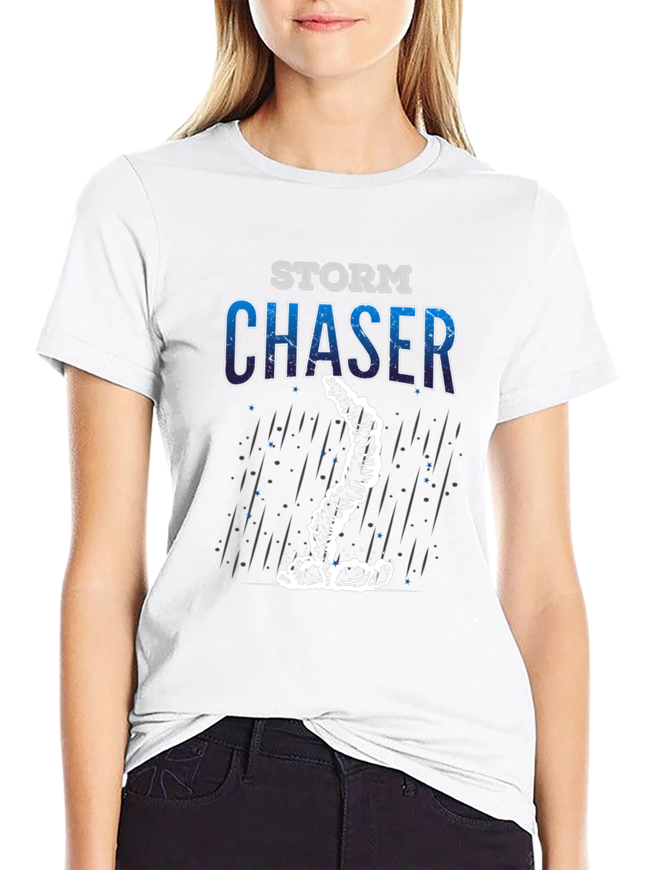 Storm Chaser Graphic Tee - Tornado Design