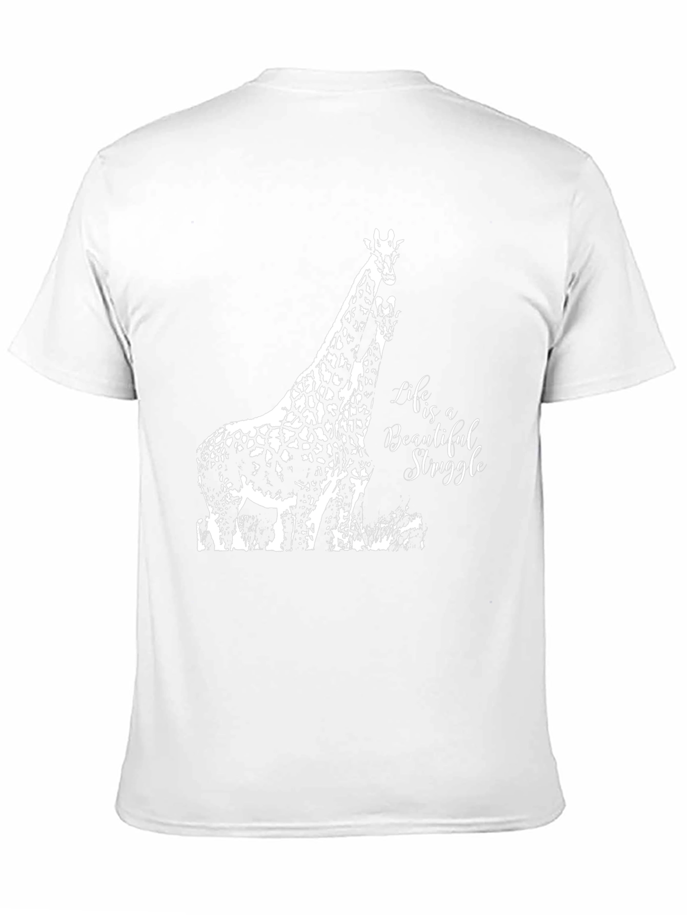 Giraffe Graphic Tee - Life is a Beautiful Struggle