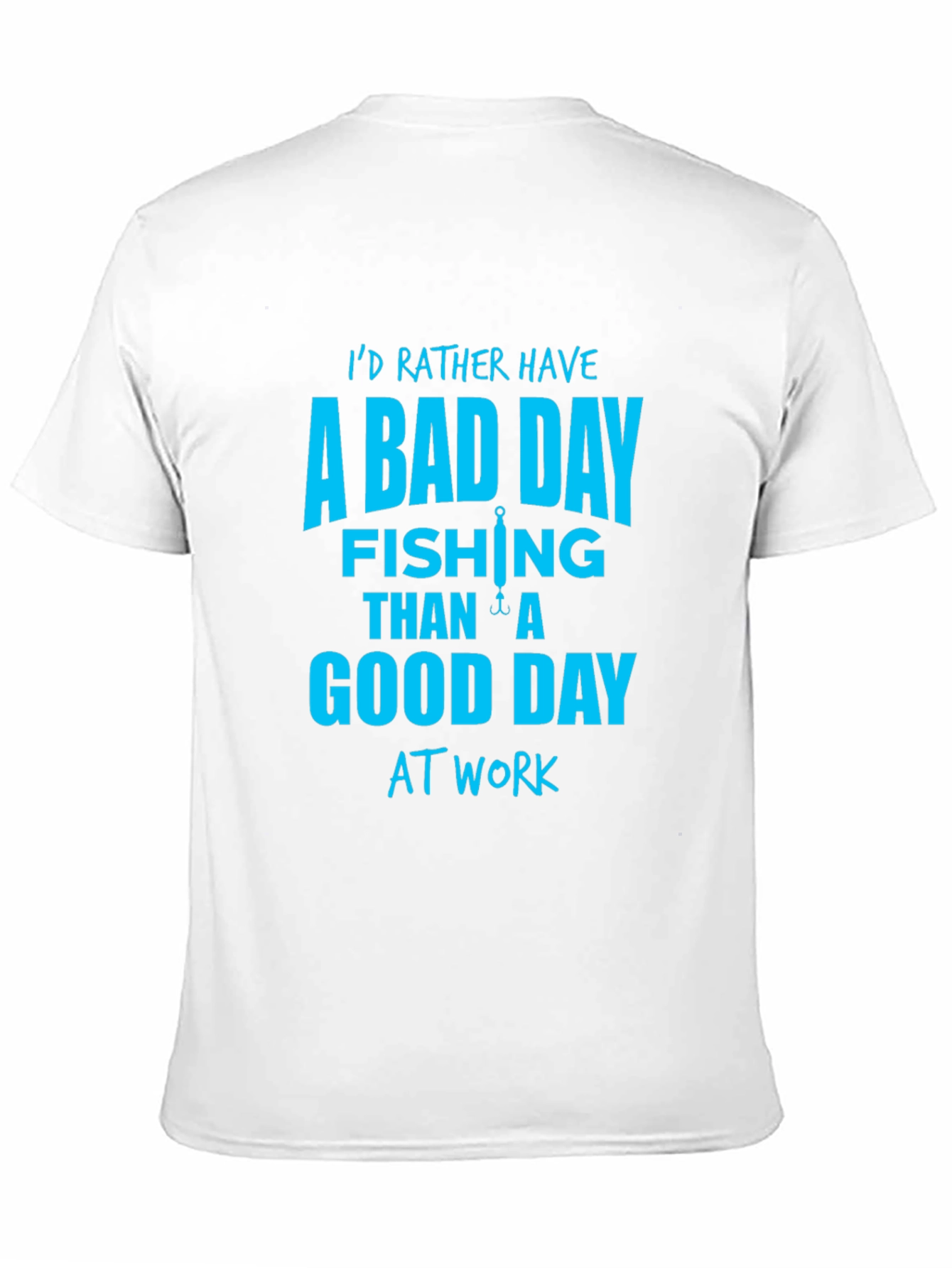 Funny Fishing T-Shirt - A Bad Day Fishing