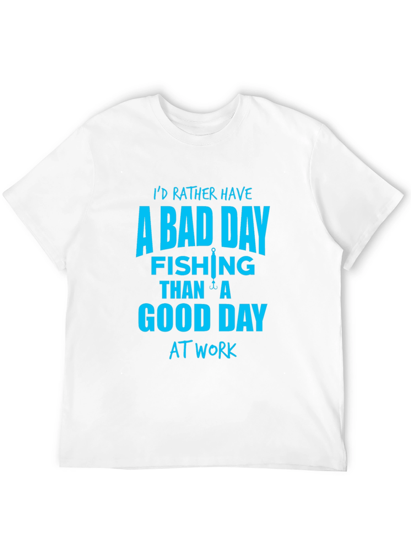 Funny Fishing T-Shirt - A Bad Day Fishing