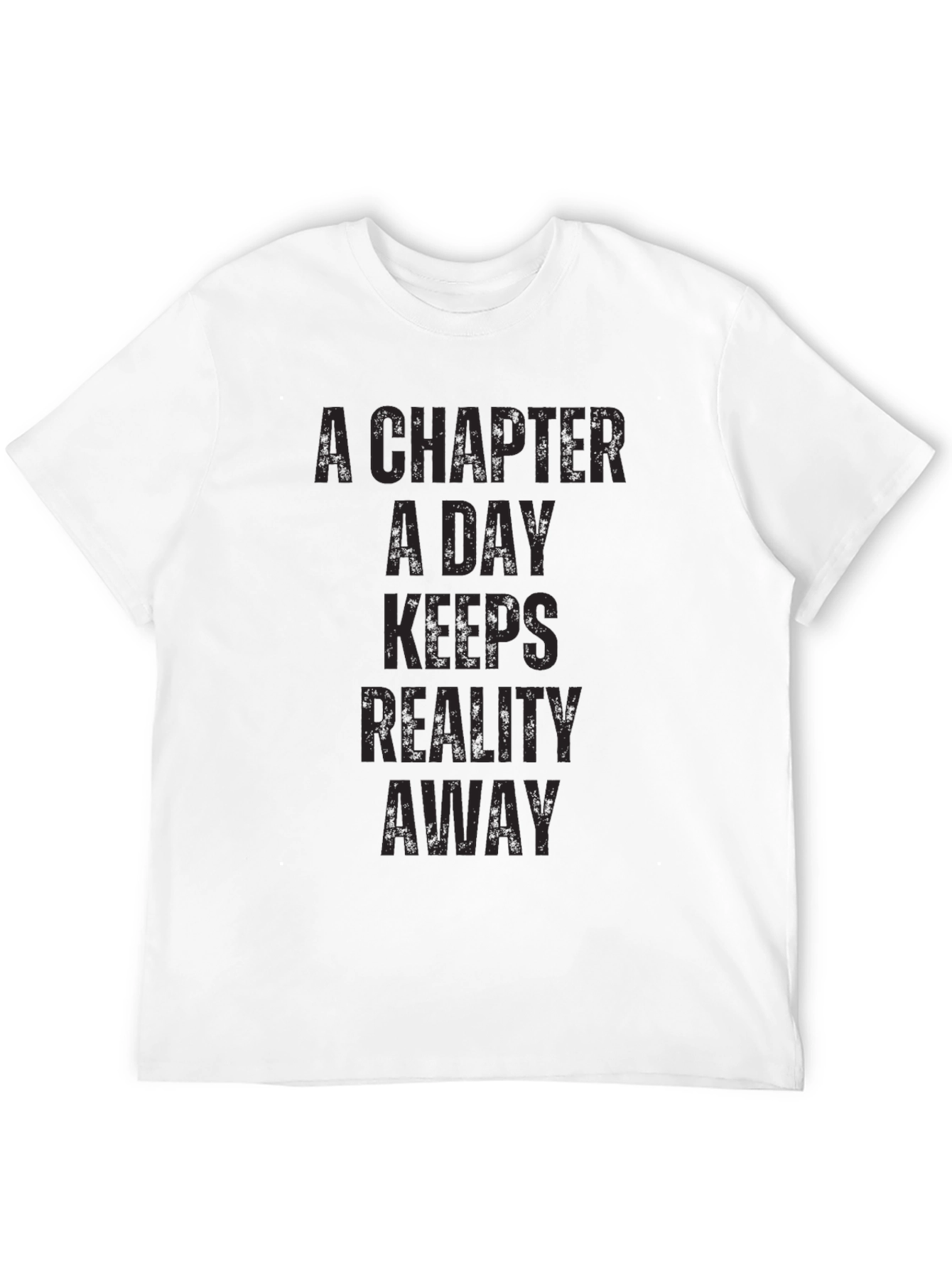 A Chapter A Day T-Shirt - Black Novelty Tee