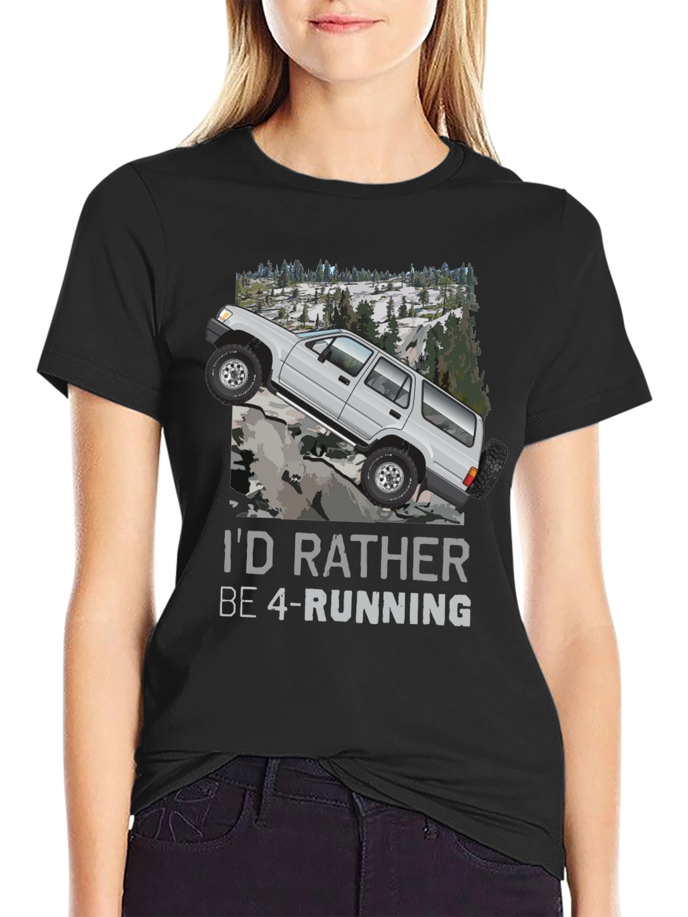 Id Rather Be 4-Running T-Shirt