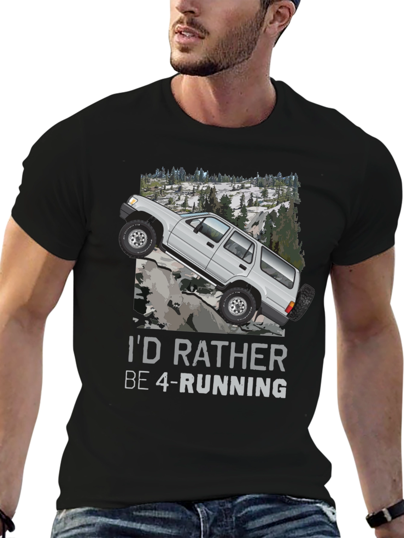 Id Rather Be 4-Running T-Shirt