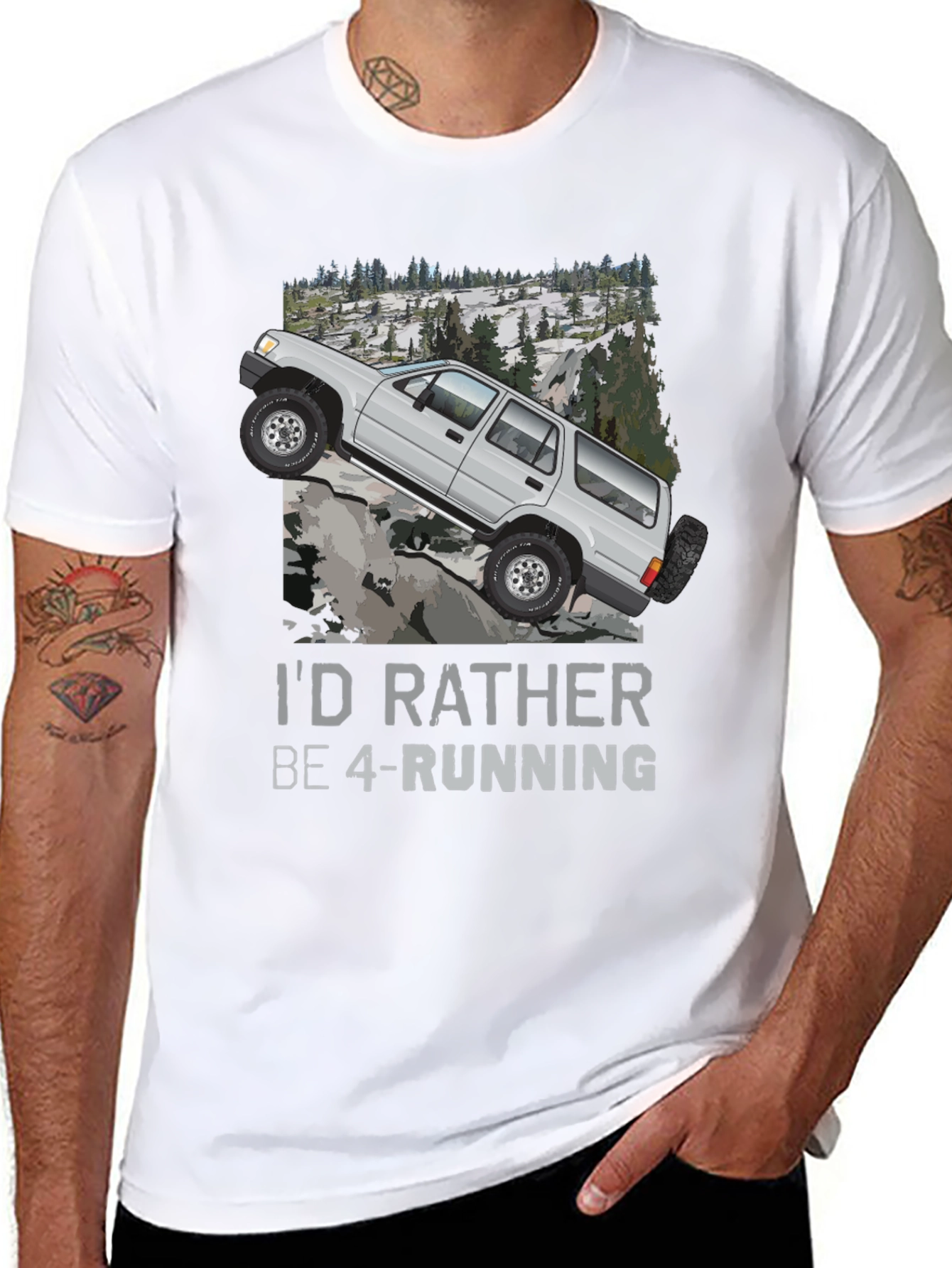 Id Rather Be 4-Running T-Shirt