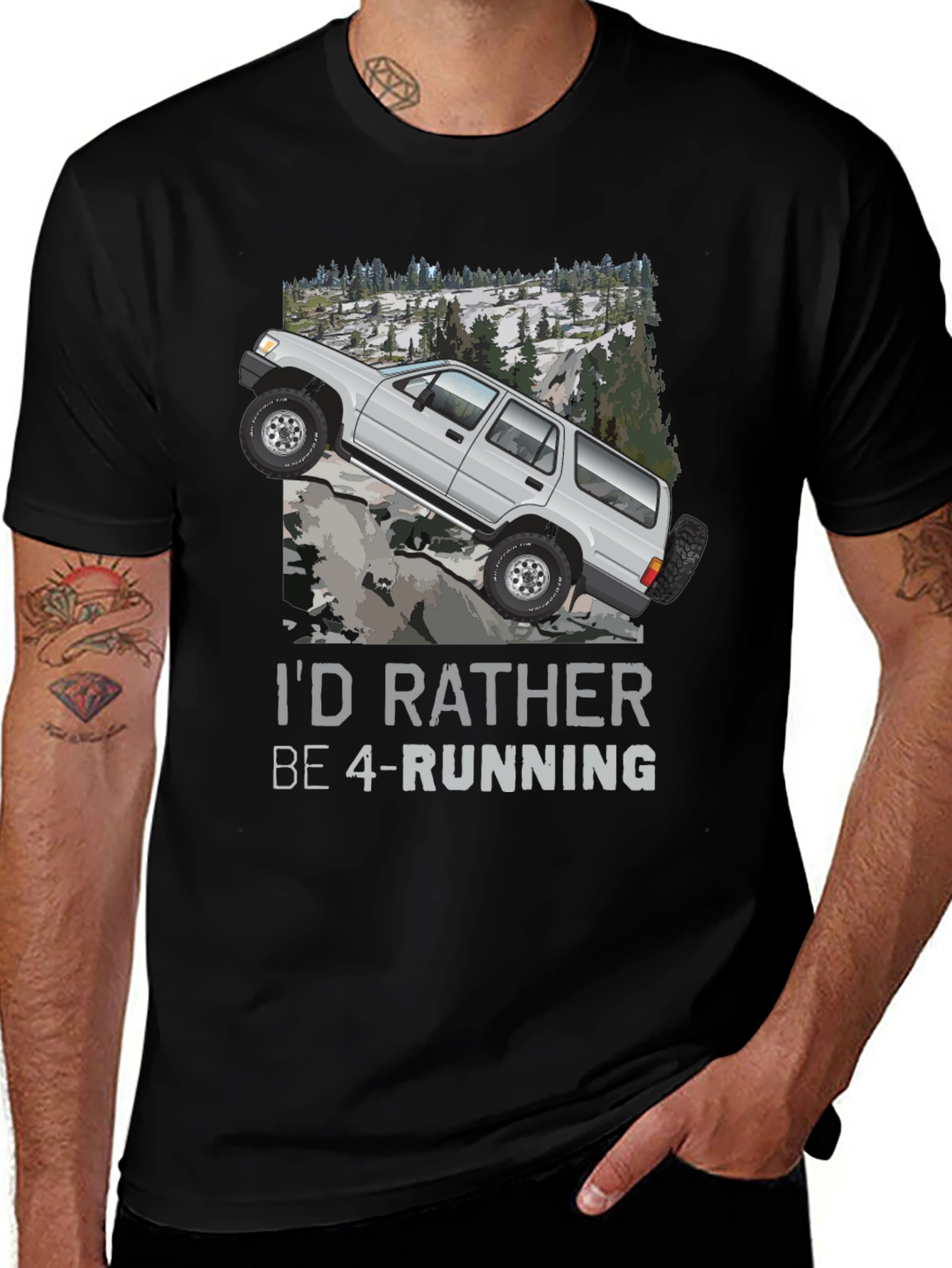 Id Rather Be 4-Running T-Shirt