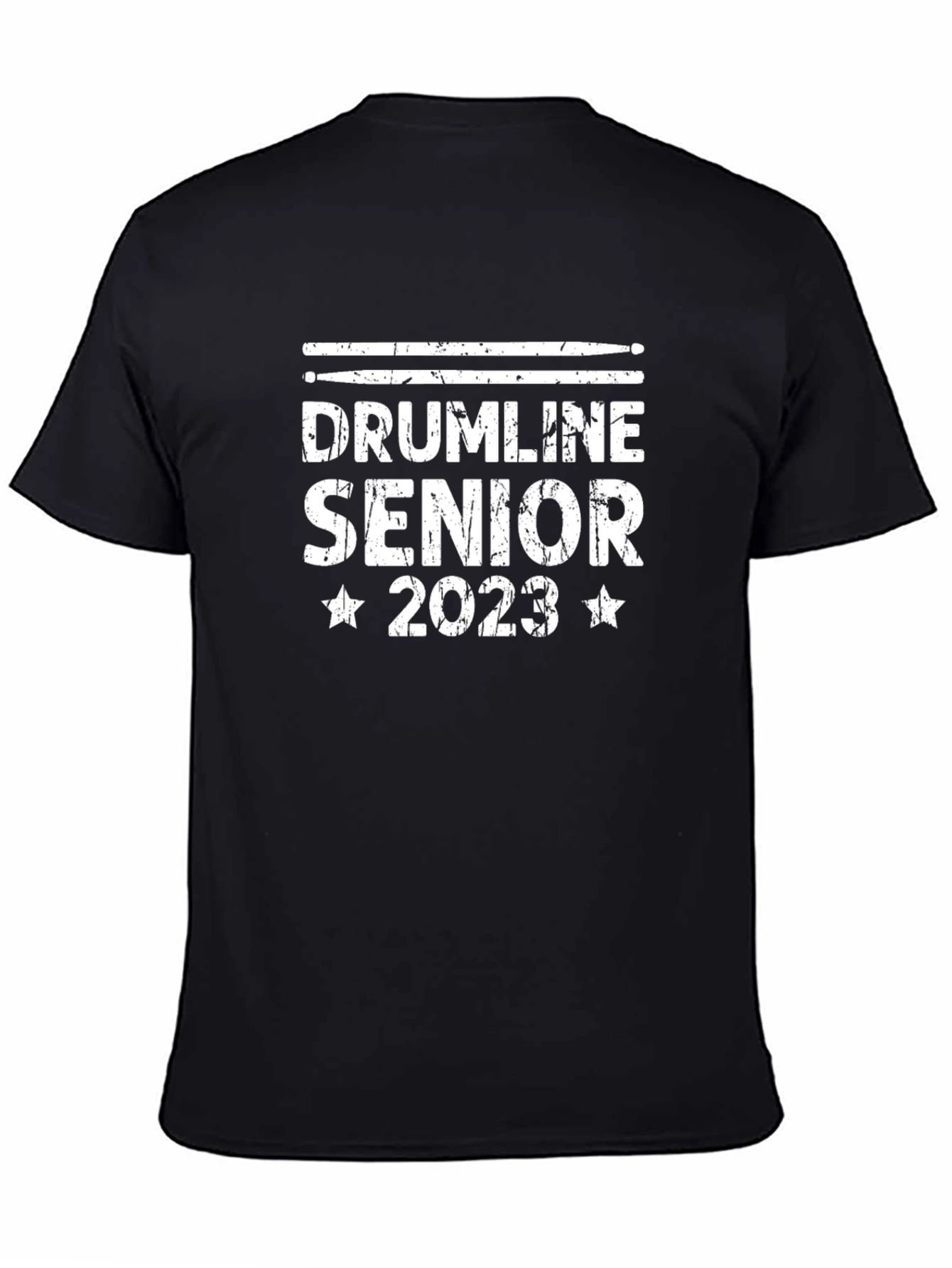 Drumline Senior 2023 Black T-Shirt