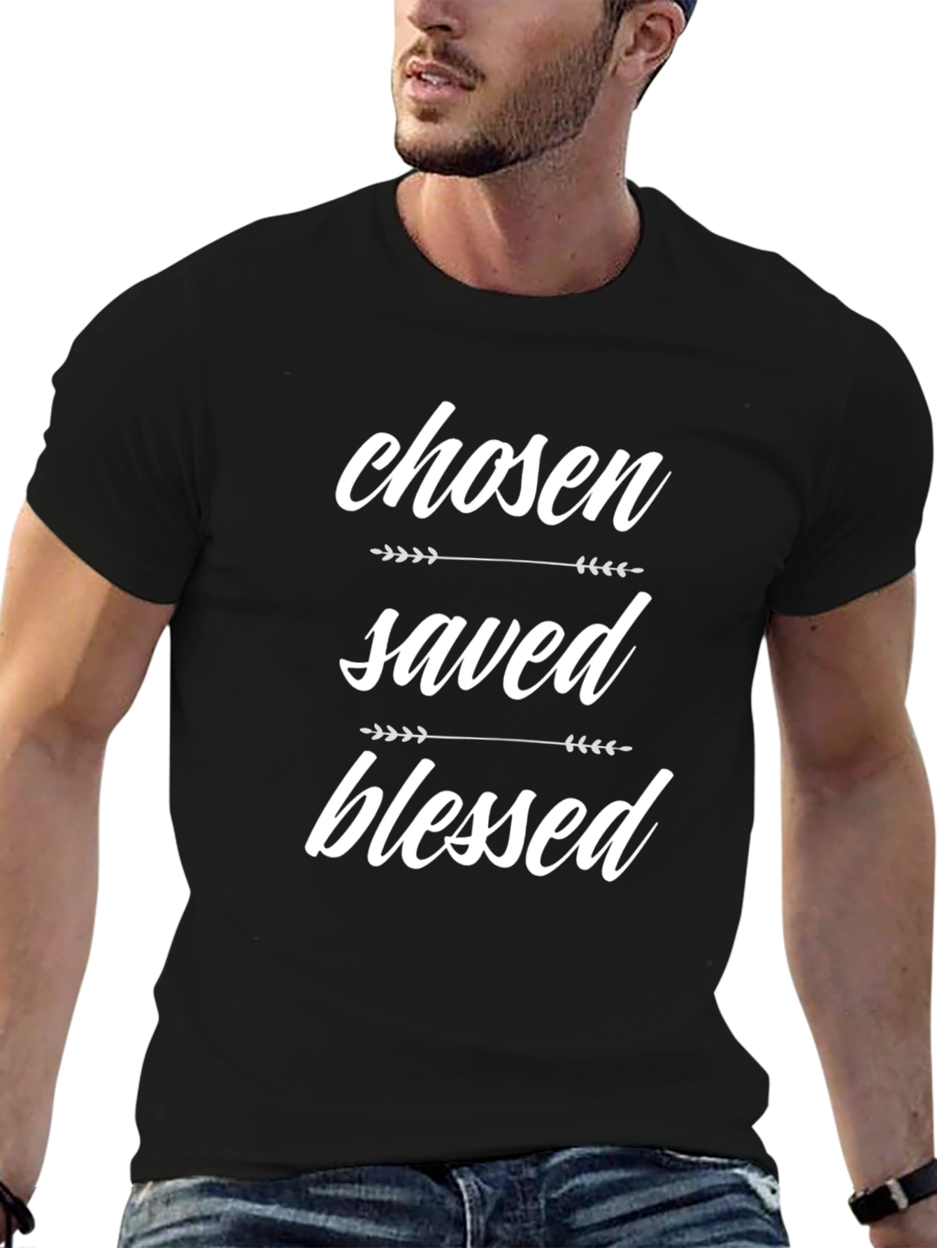 Chosen Saved Blessed Graphic Tee