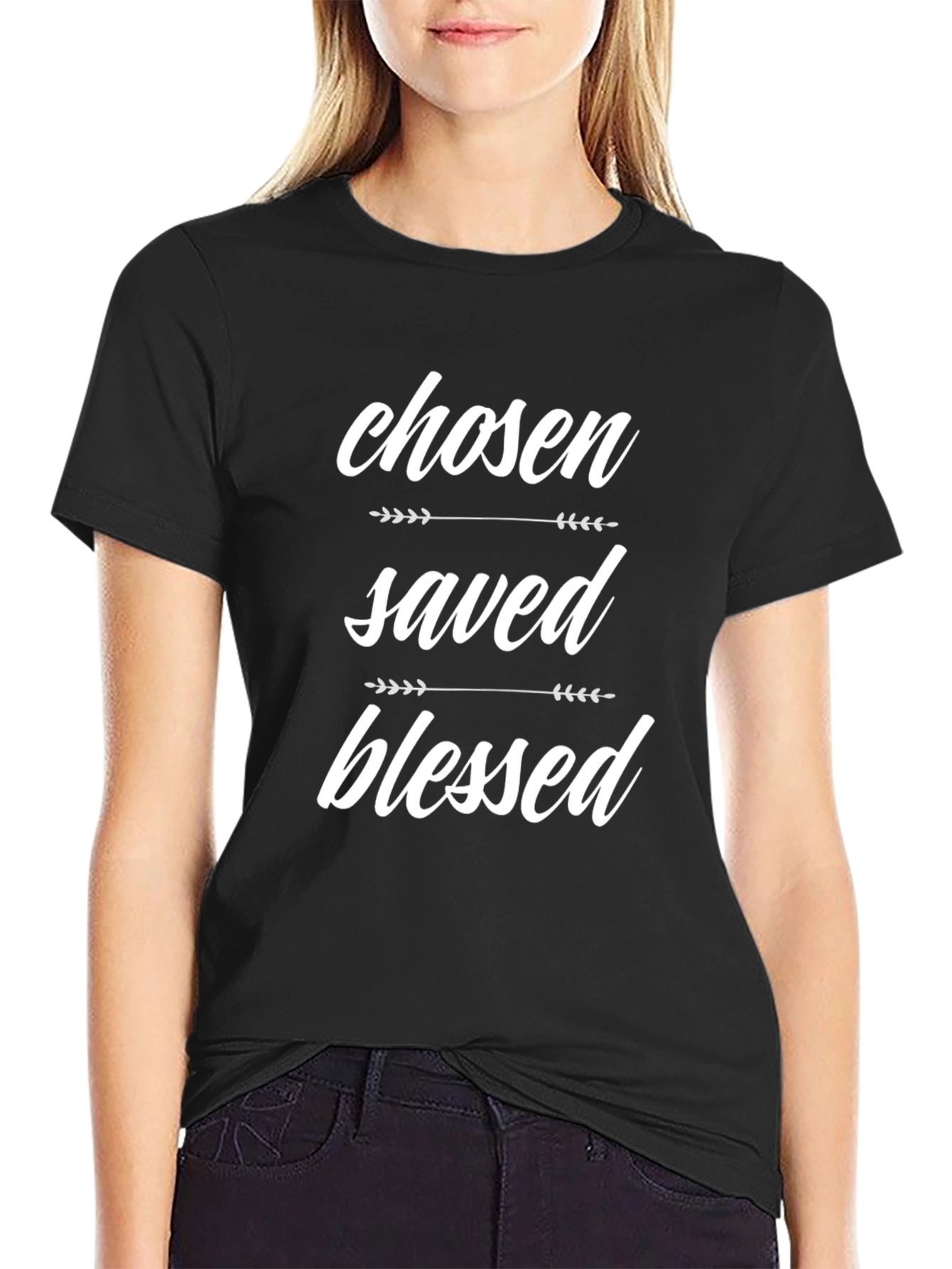 Chosen Saved Blessed Graphic Tee