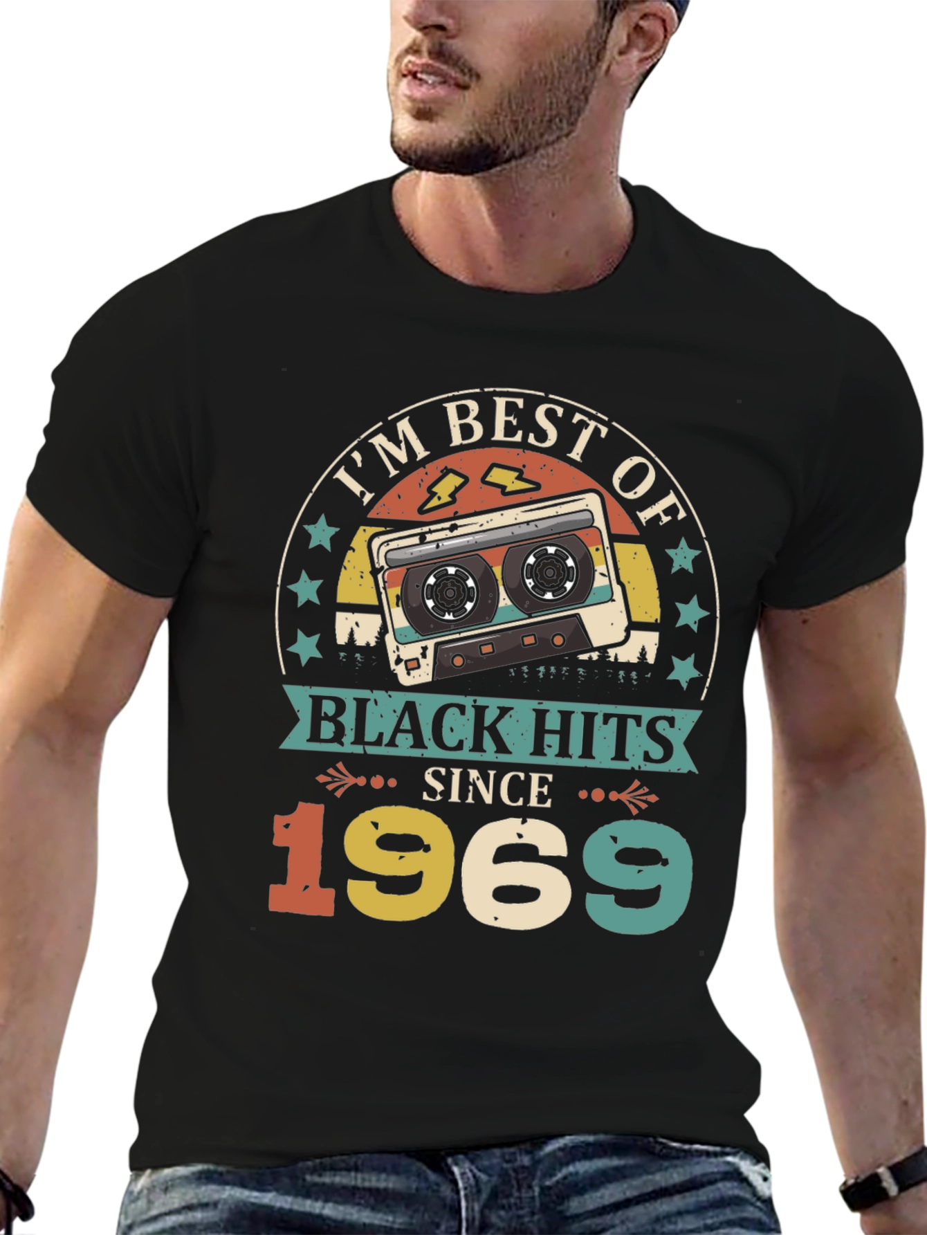Best of Black Hits Since 1969 Cassette Tape T-Shirt