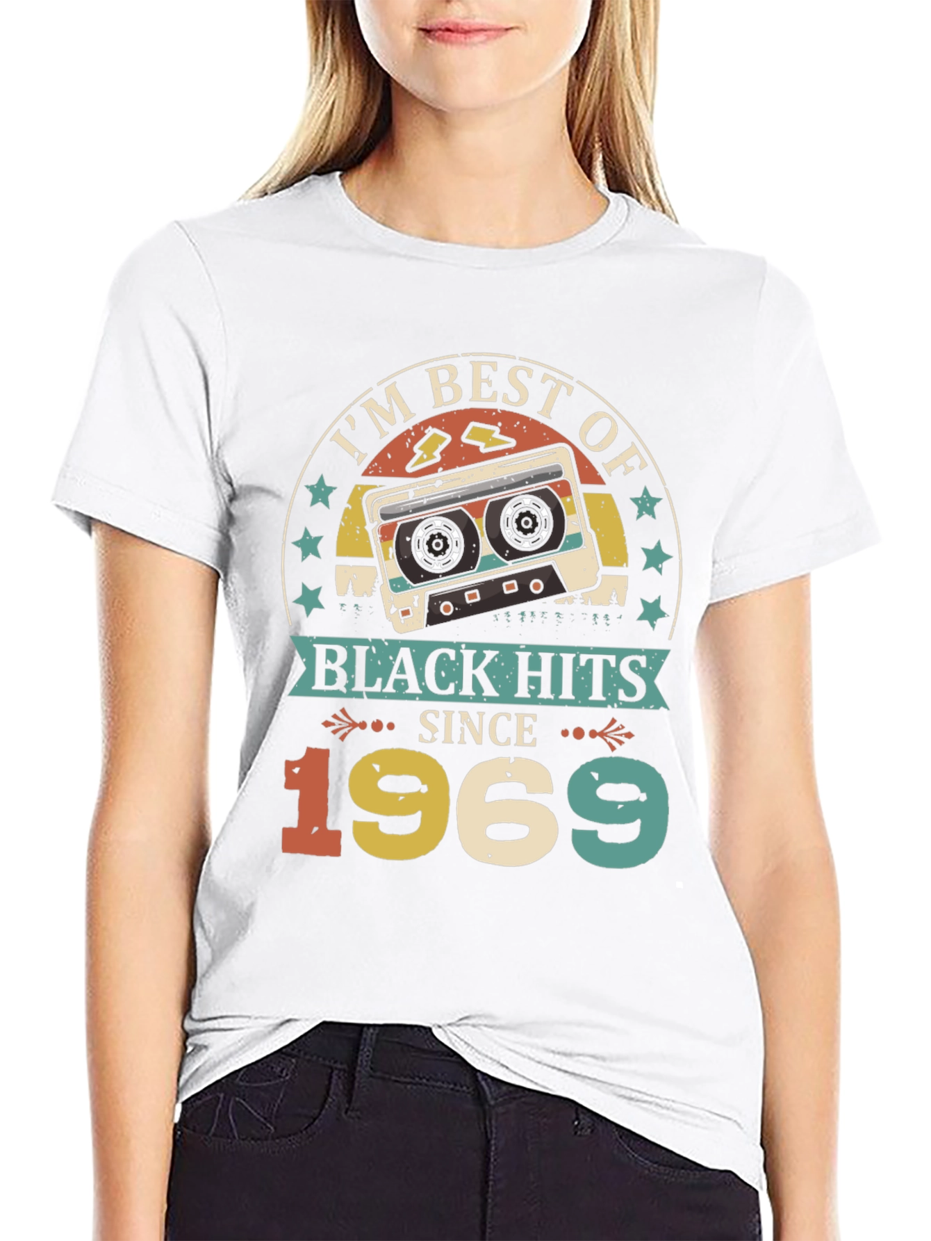 Best of Black Hits Since 1969 Cassette Tape T-Shirt