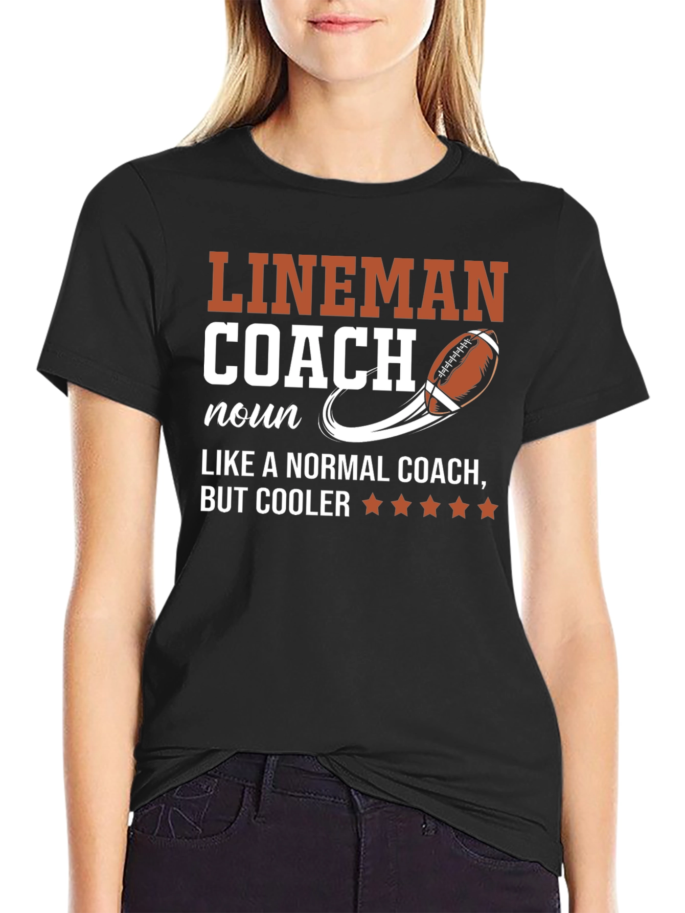 Lineman Coach T-Shirt - Cool Football Coach Apparel