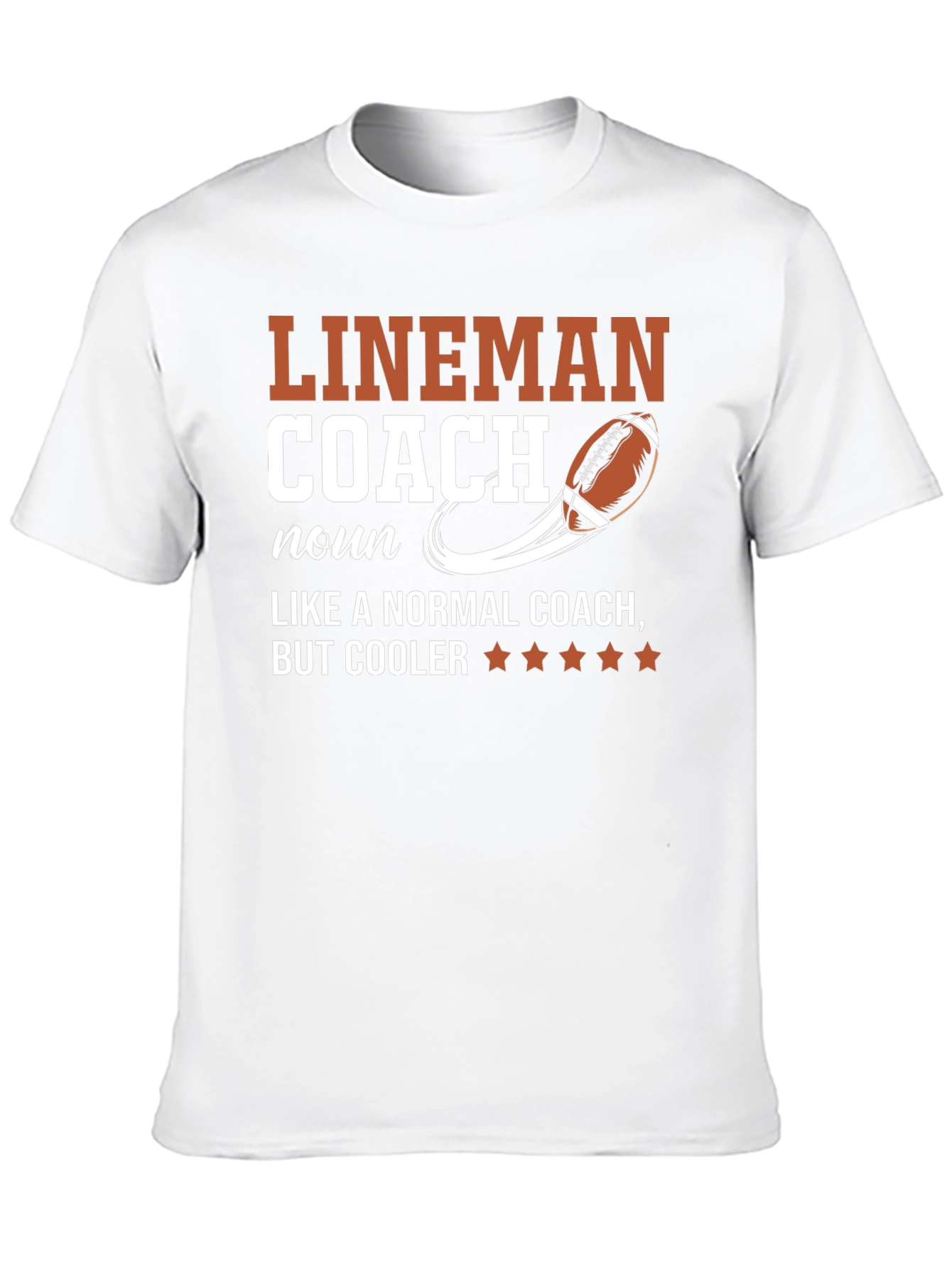 Lineman Coach T-Shirt - Cool Football Coach Apparel