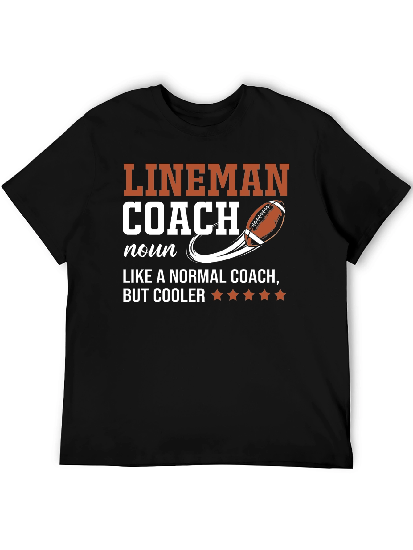 Lineman Coach T-Shirt - Cool Football Coach Apparel