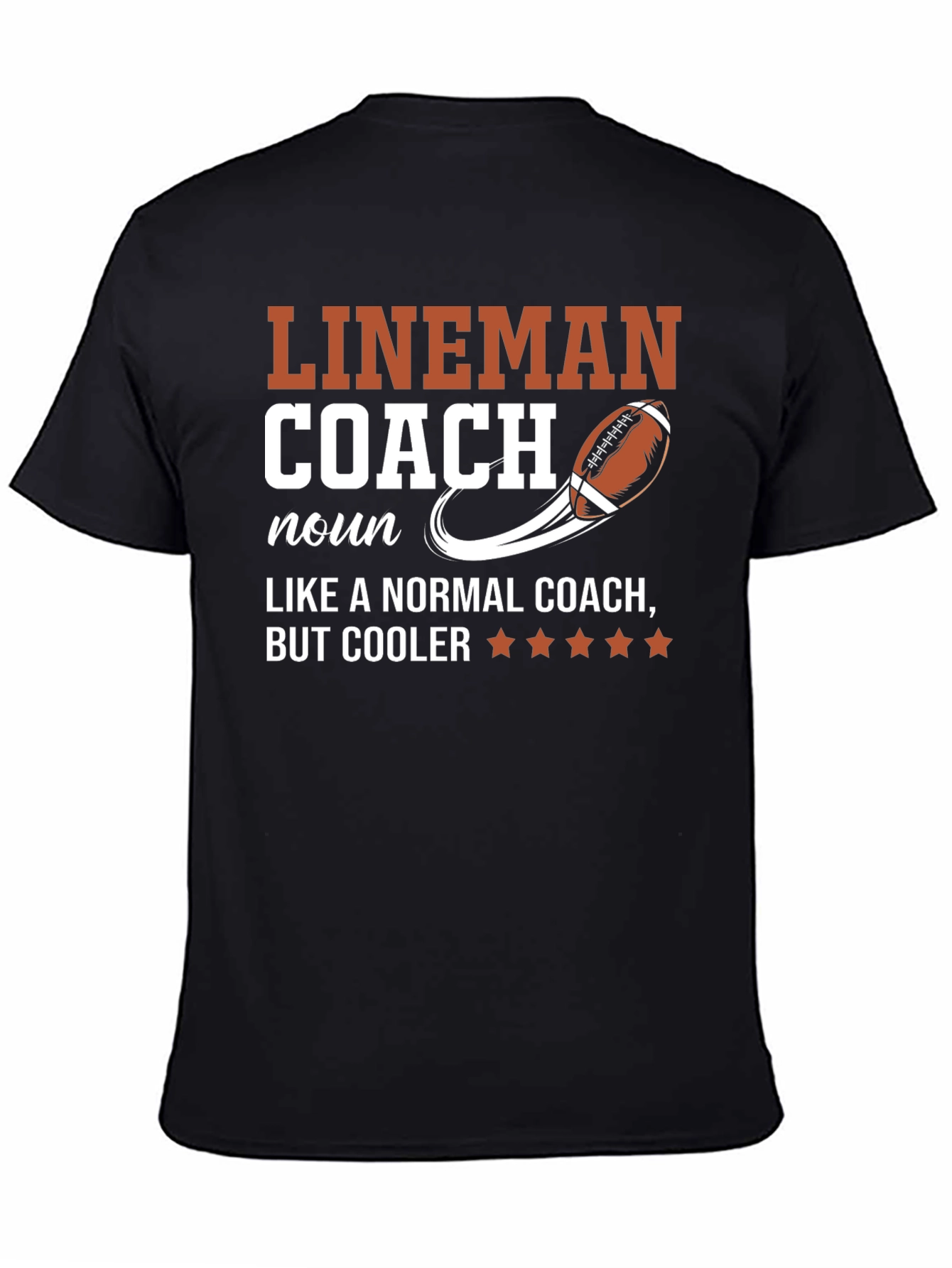 Lineman Coach T-Shirt - Cool Football Coach Apparel